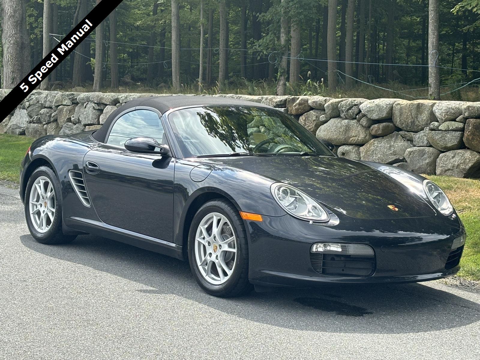 Gray (Atlas Grey Metallic) 2005 Porsche Boxster Convertible Rear-Wheel Drive 5-Speed Manual