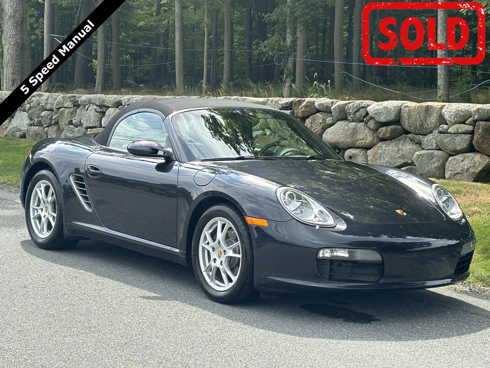 Gray (Atlas Grey Metallic) 2005 Porsche Boxster Convertible Rear-Wheel Drive 5-Speed Manual