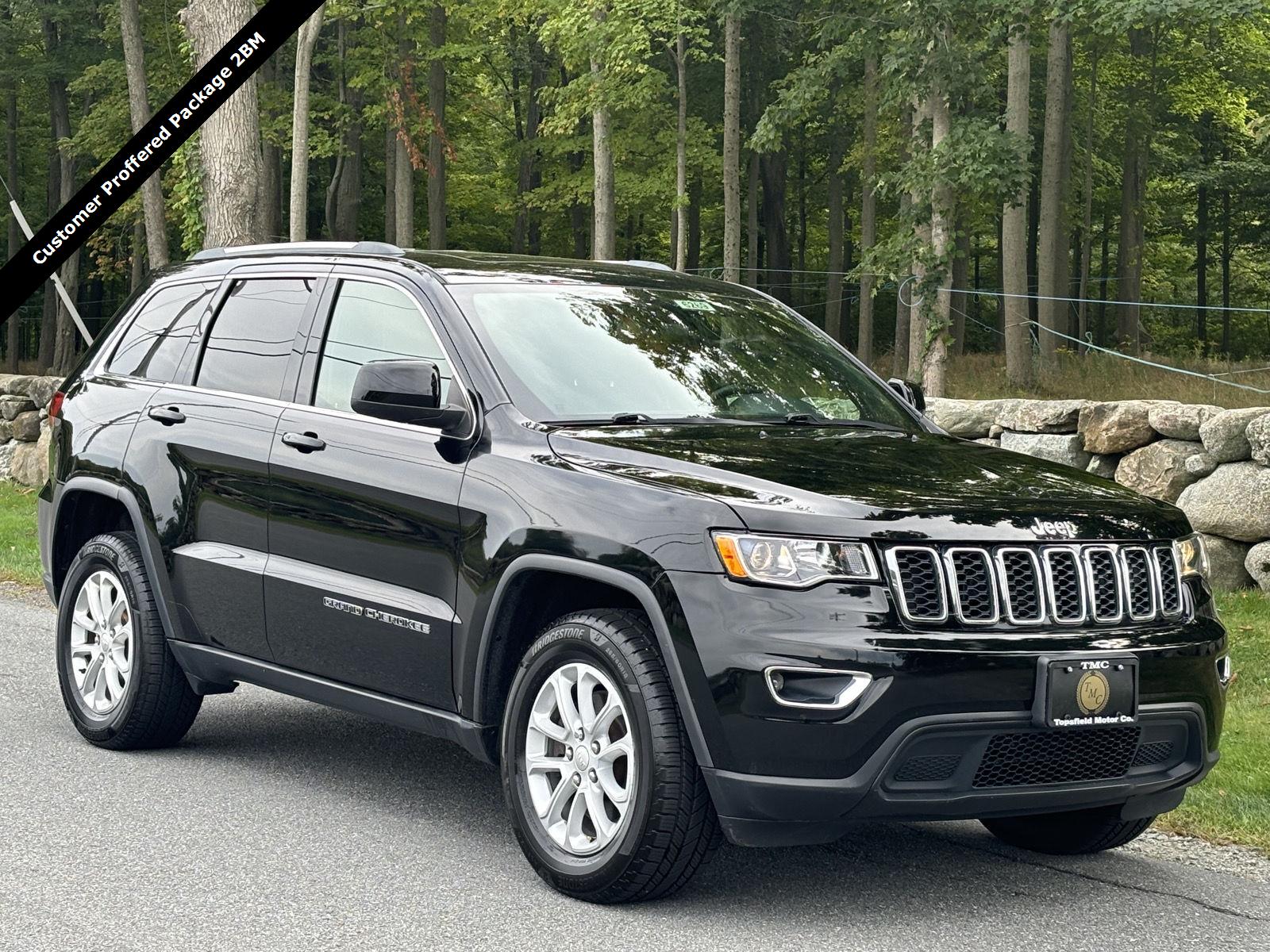 Diamond Black Crystal Pearlcoat 2021 Jeep Grand Cherokee SUV / Crossover Four-Wheel Drive 8-Speed Automatic