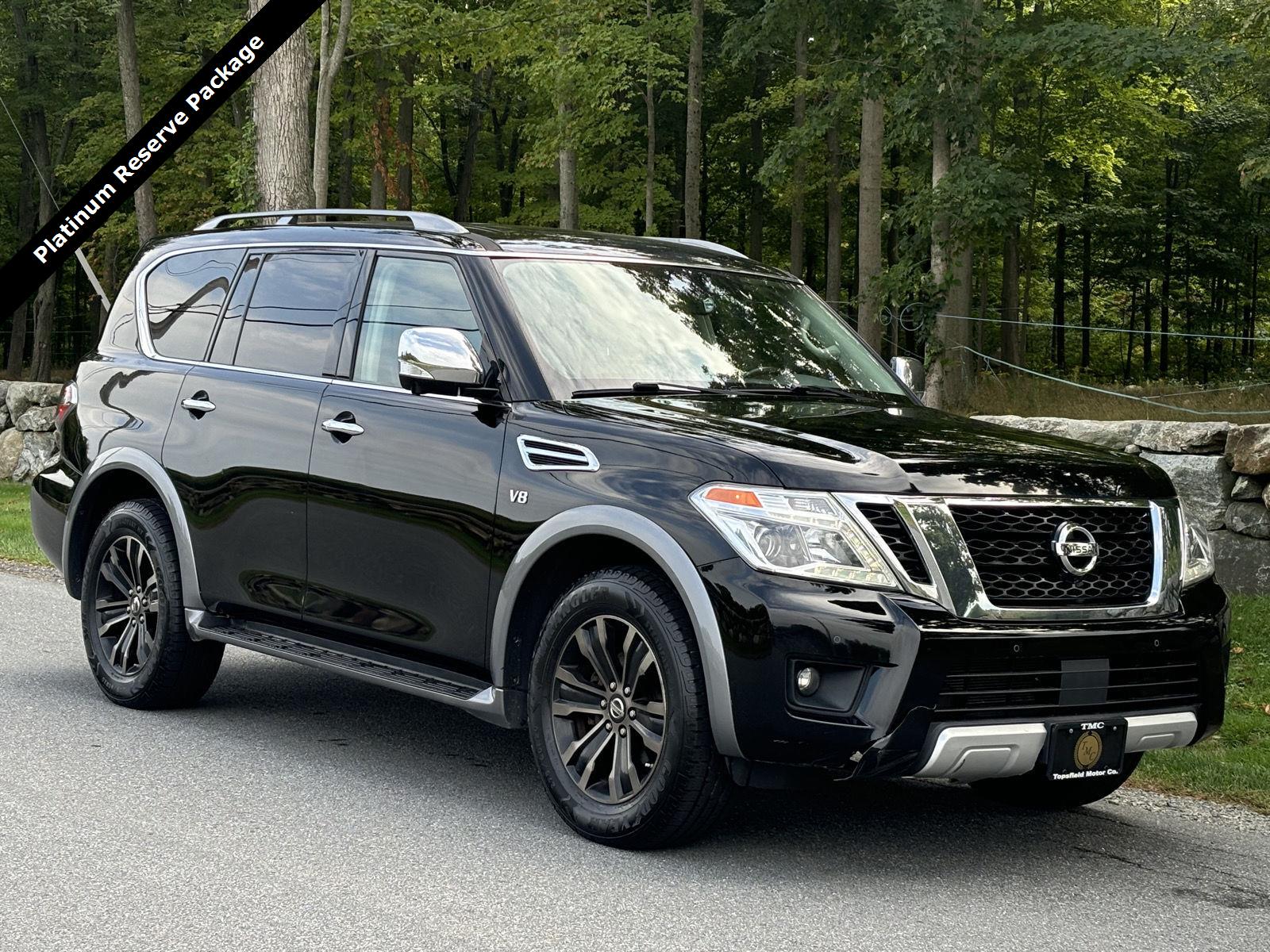 Super Black 2018 Nissan Armada SUV / Crossover Four-Wheel Drive Automatic