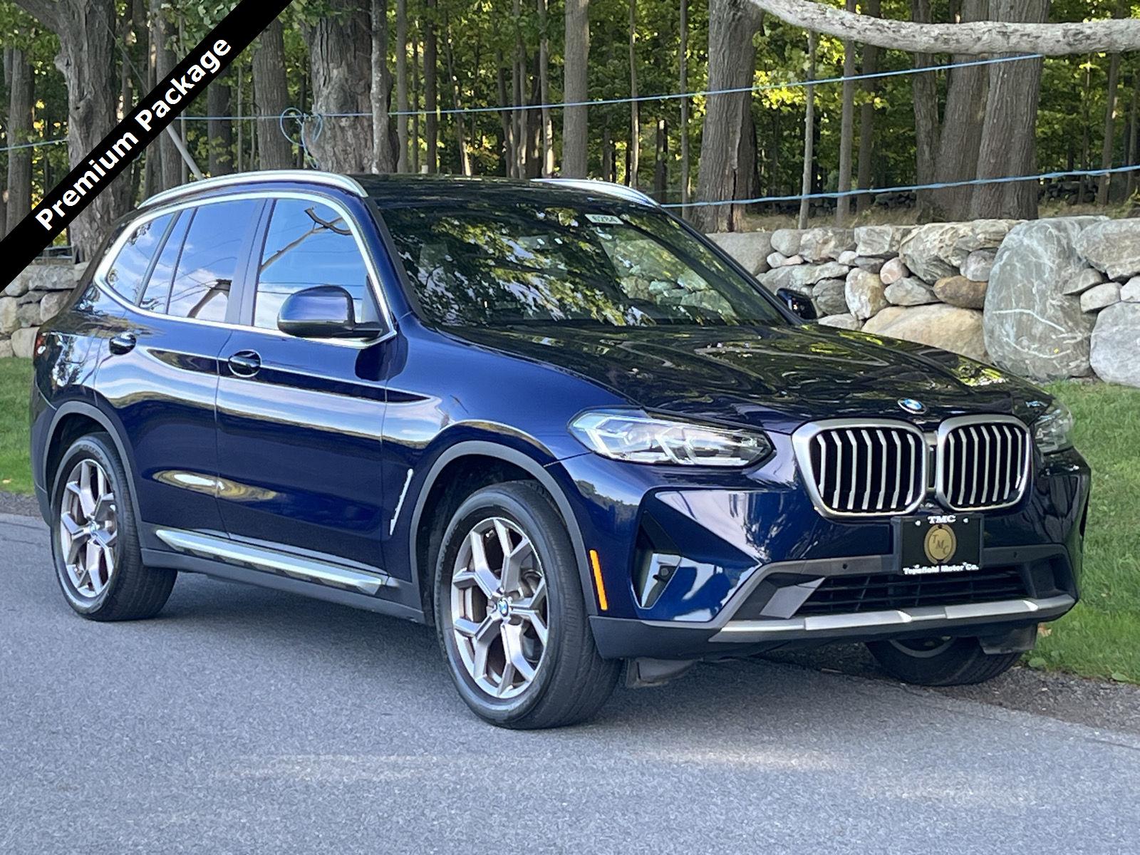 Tanzanite Blue II Metallic 2022 BMW X3 SUV / Crossover All-Wheel Drive Automatic