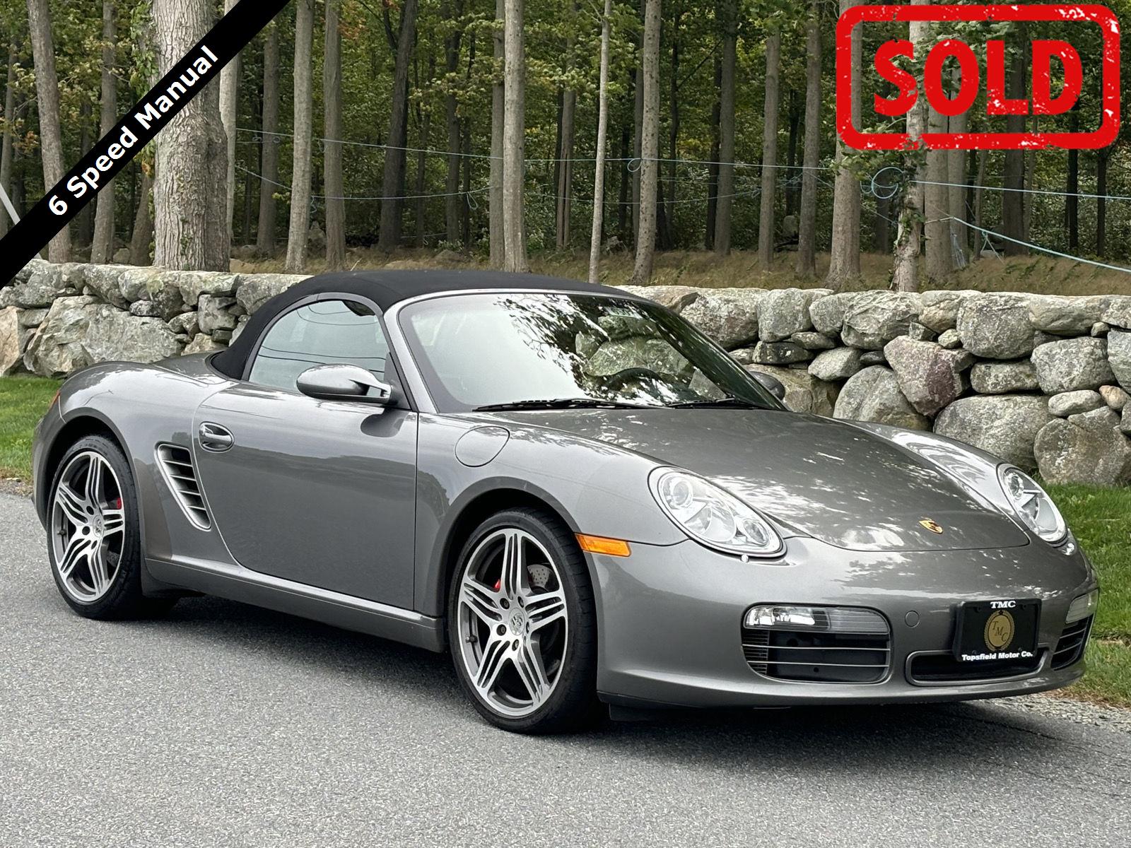 Meteor Gray Metallic 2008 Porsche Boxster Convertible Rear-Wheel Drive 6-Speed Manual
