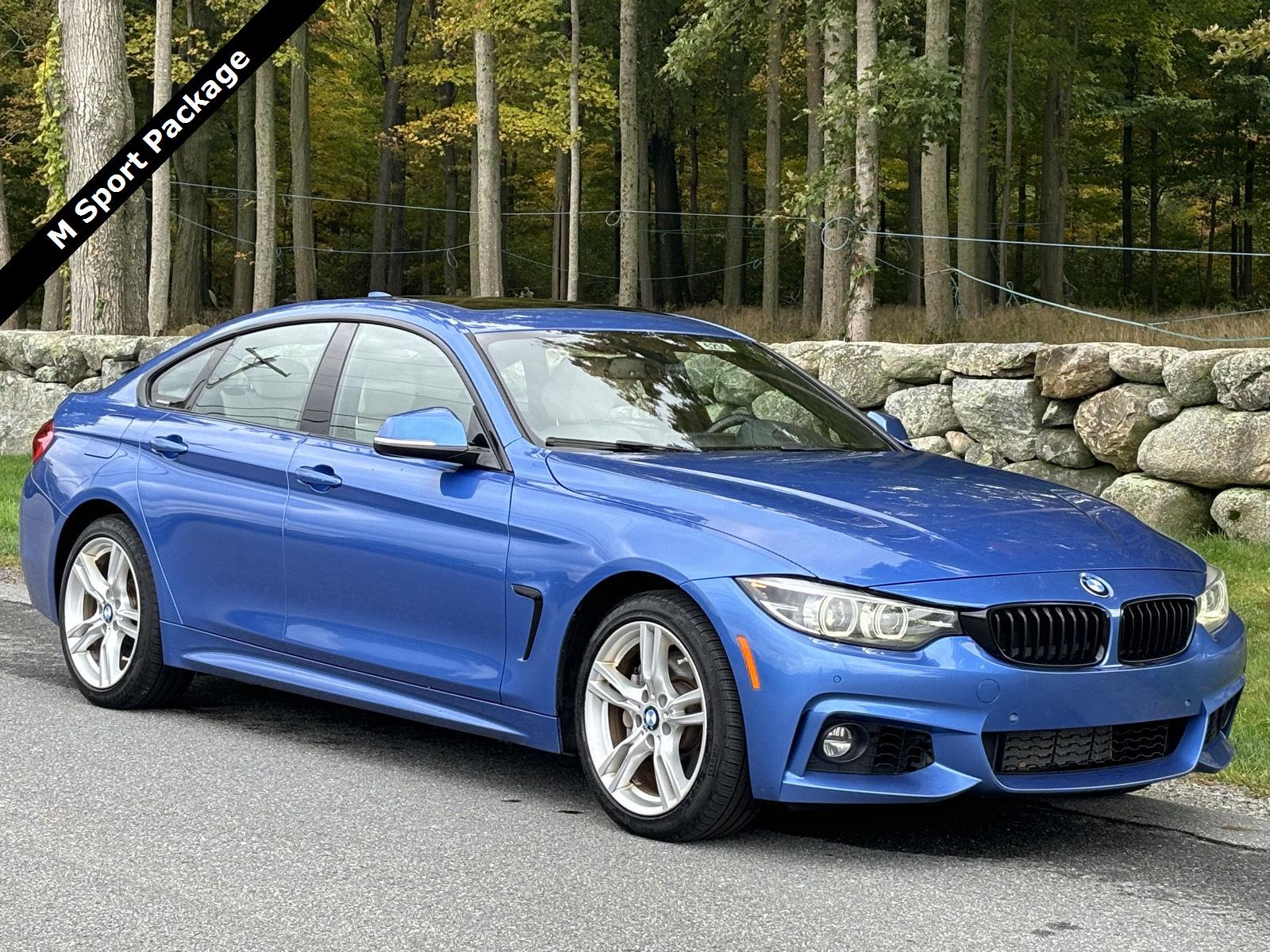 Estoril Blue Metallic 2018 BMW 4 Series Sedan All-Wheel Drive Automatic