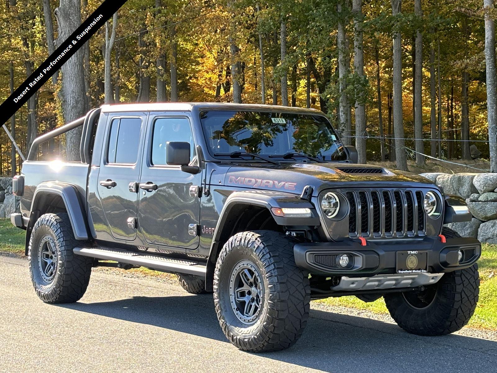 Gray (Granite Crystal Metallic Clearcoat) 2022 Jeep Gladiator Pickup Truck Four-Wheel Drive 8-Speed Automatic