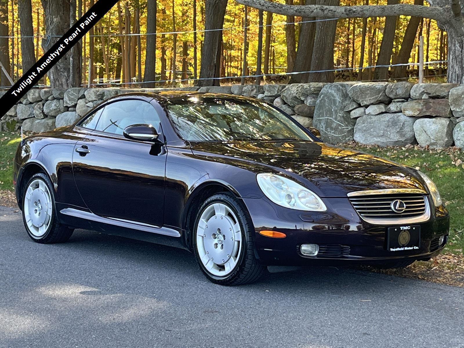 Twilight Amethyst Pearl 2002 Lexus SC Convertible Rear-Wheel Drive Automatic