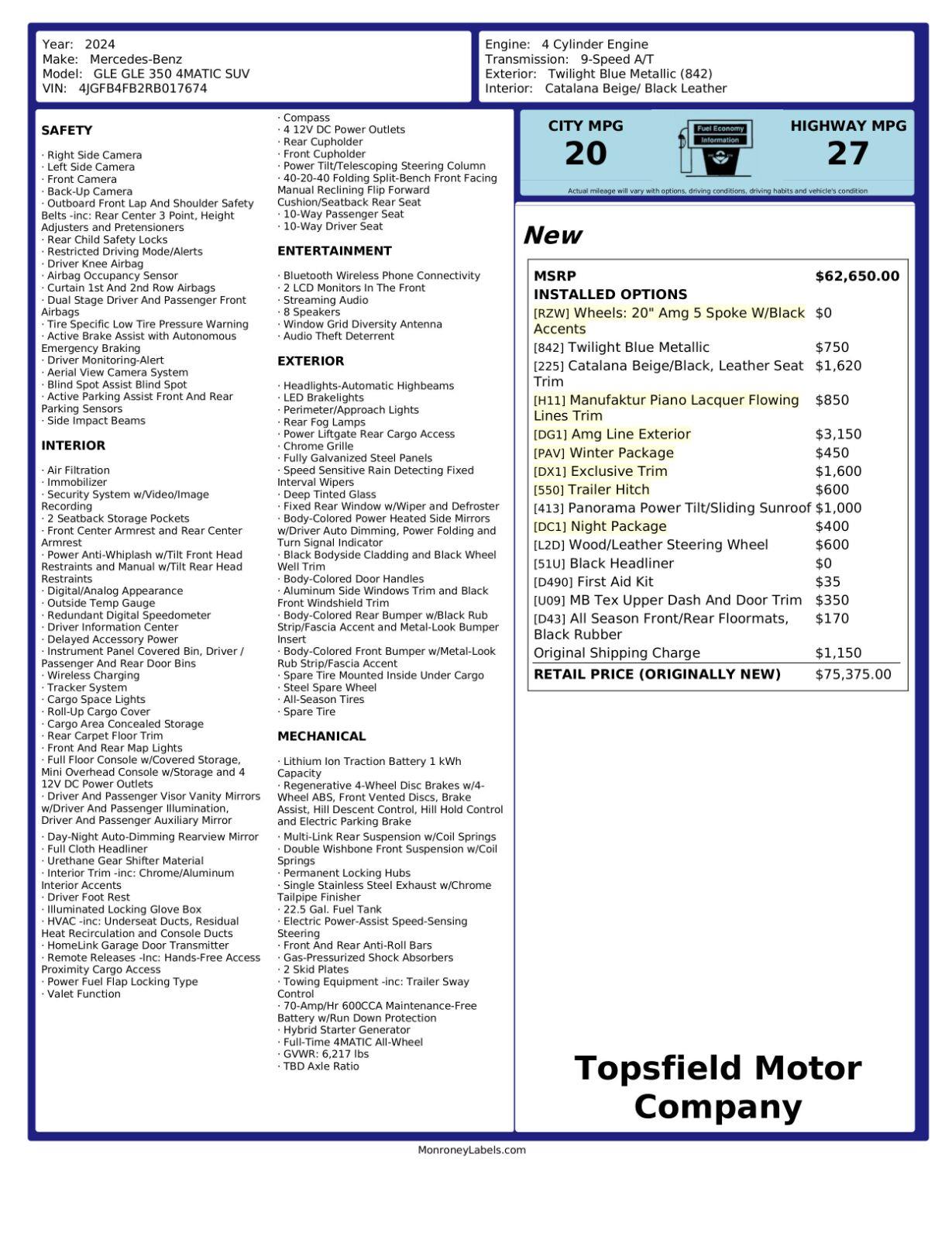 Topsfield Motor Company