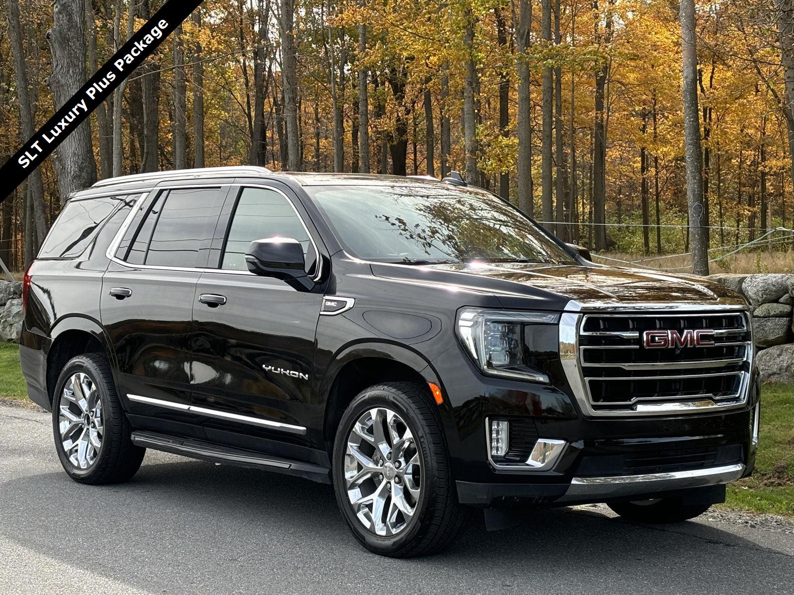 Onyx Black 2021 GMC Yukon SUV / Crossover Four-Wheel Drive Automatic
