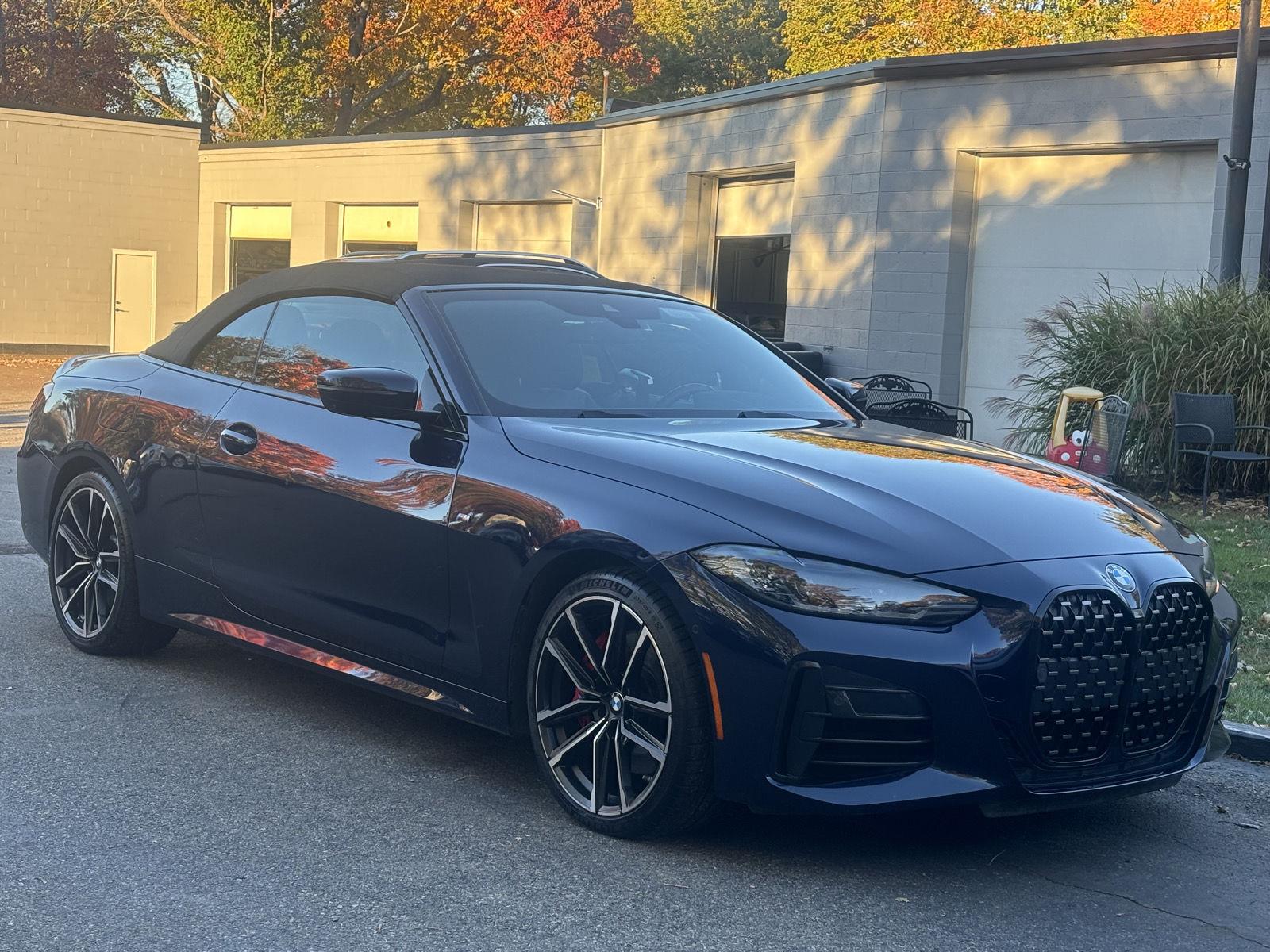 Tanzanite Blue II Metallic 2023 BMW 4 Series Convertible Rear-Wheel Drive 8-Speed Automatic