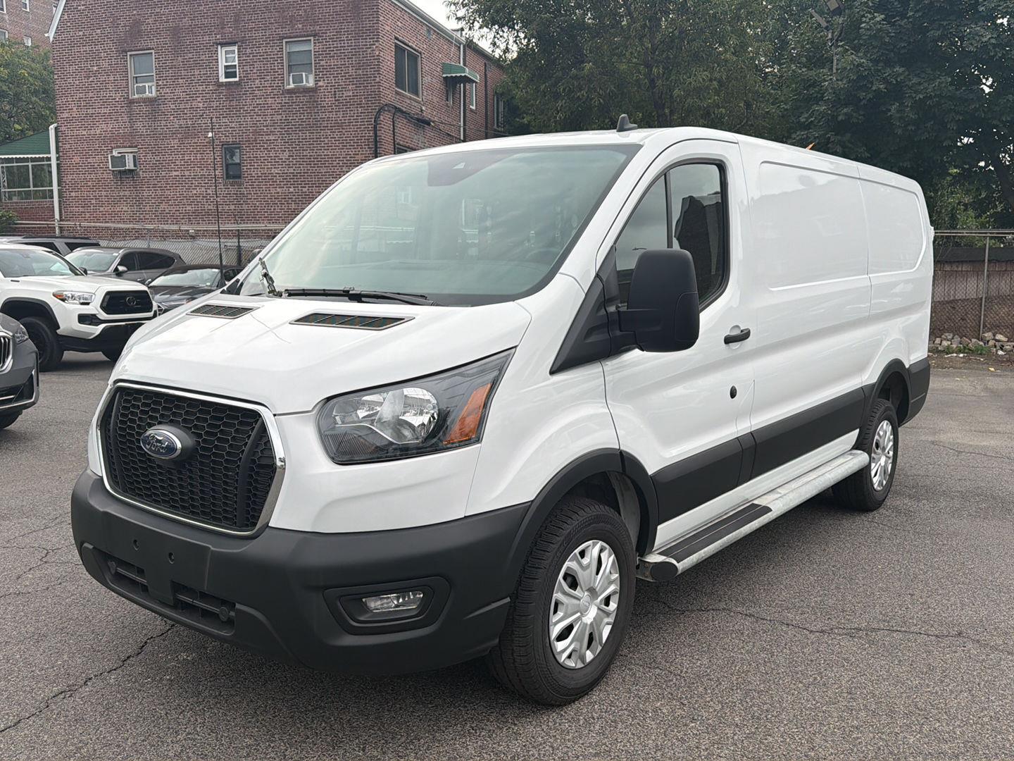 Oxford White 2025 Ford Transit Cargo Van Rear-Wheel Drive