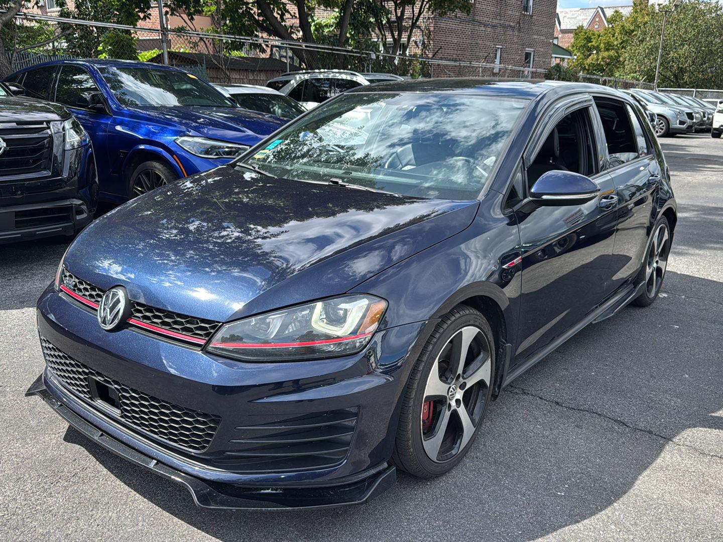 Night Blue Metallic 2017 Volkswagen Golf GTI Hatchback Front-Wheel Drive Manual