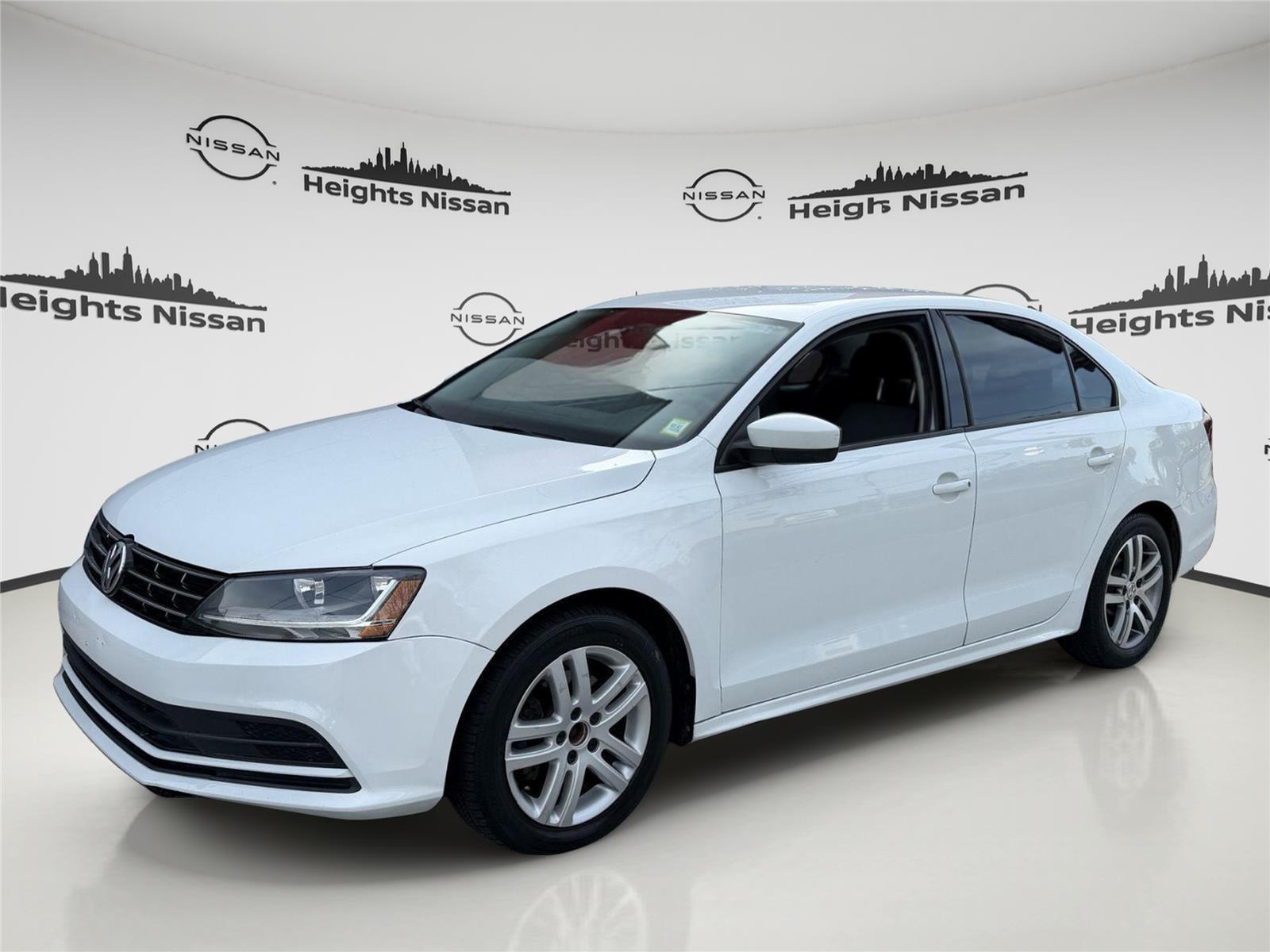 Pure White 2018 Volkswagen Jetta 1.4T S FWD Sedan Front-Wheel Drive Automatic