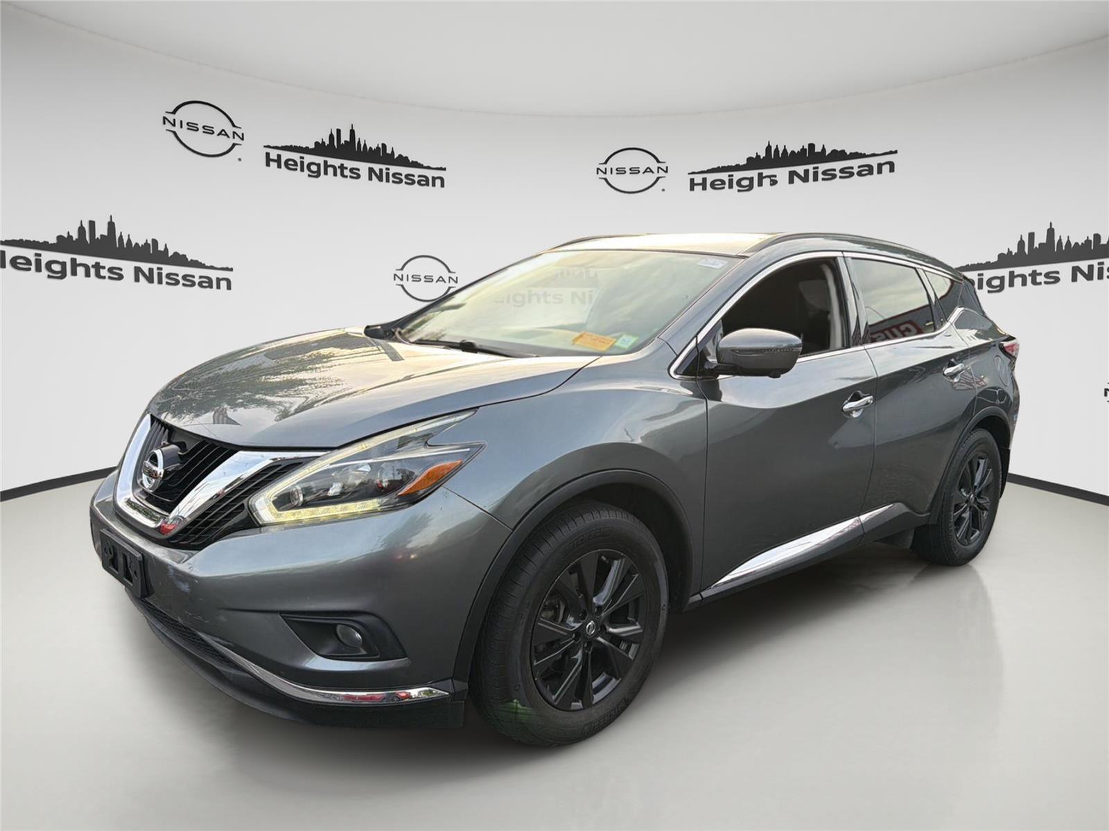 Gray (Gun Metallic) 2018 Nissan Murano SV AWD SUV / Crossover All-Wheel Drive Continuously Variable Transmission