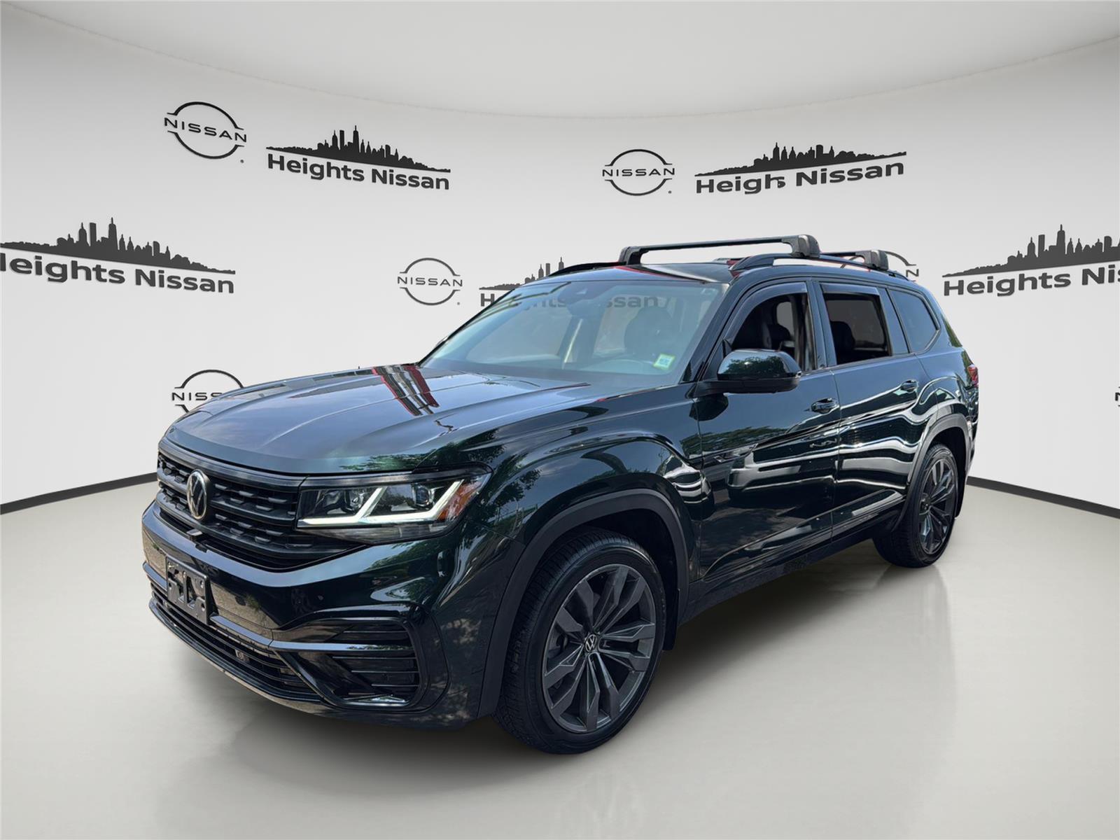 Racing Green Metallic 2021 Volkswagen Atlas SUV / Crossover All-Wheel Drive Automatic