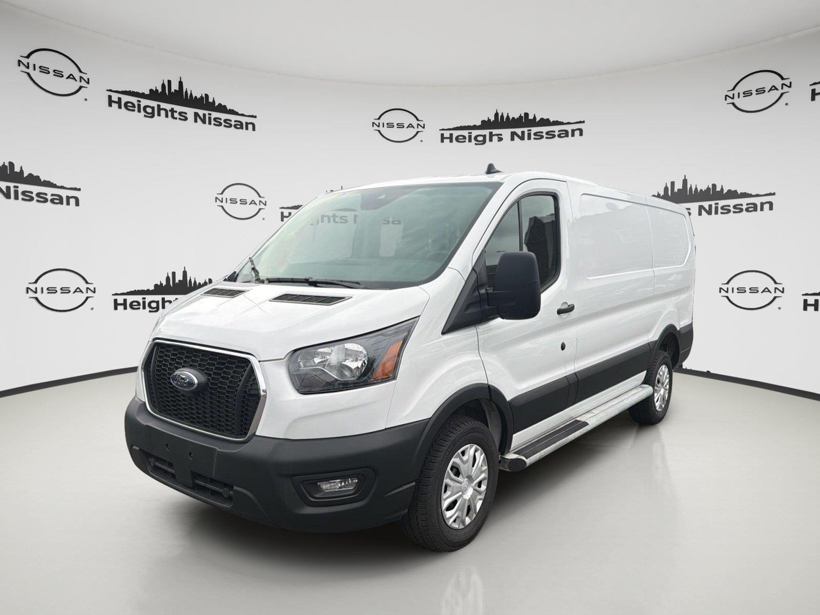 Oxford White 2025 Ford Transit Cargo Van Rear-Wheel Drive