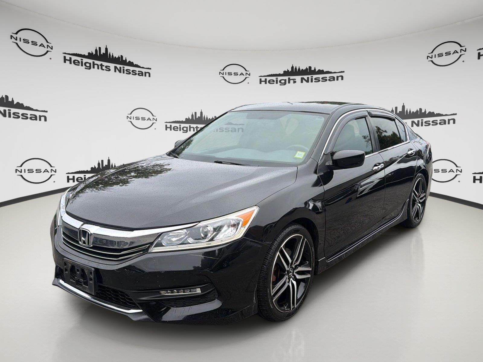 Crystal Black Pearl 2017 Honda Accord Sedan Front-Wheel Drive Continuously Variable Transmission