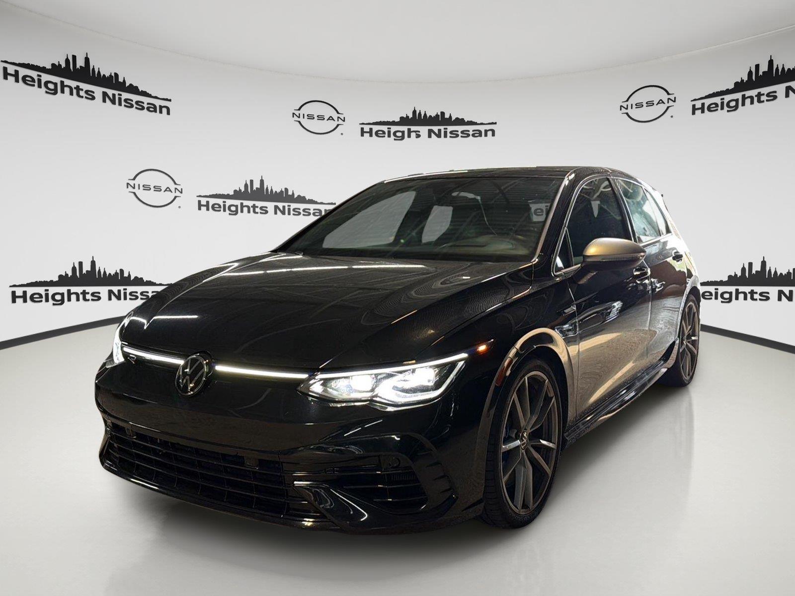 Black 2024 Volkswagen Golf R Hatchback All-Wheel Drive Automatic