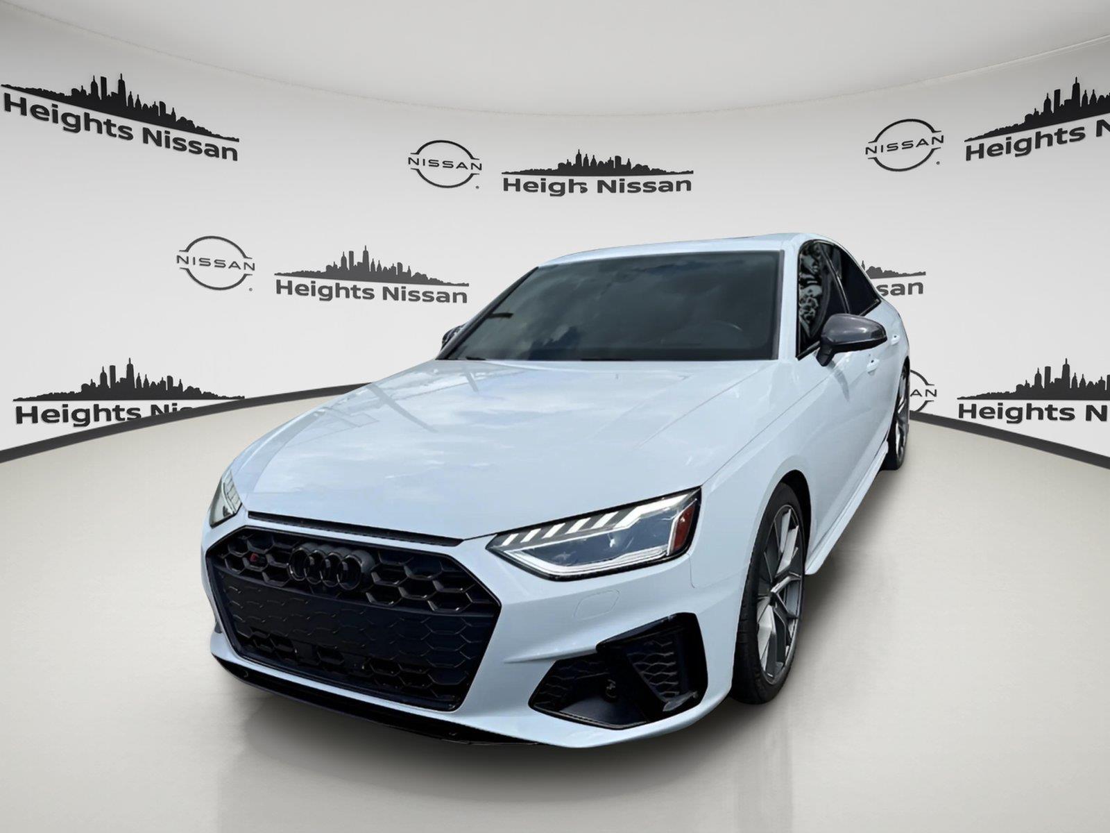 Glacier White Metallic 2022 Audi S4 Sedan  Automatic