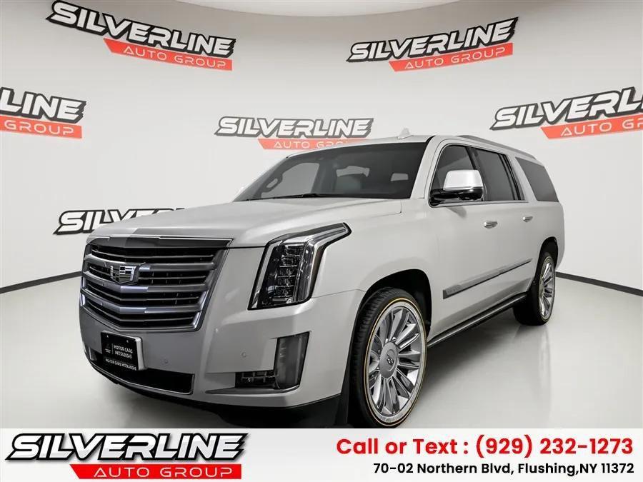 White Diamond Tricoat 2015 Cadillac Escalade ESV SUV / Crossover Four-Wheel Drive 6-Speed Automatic