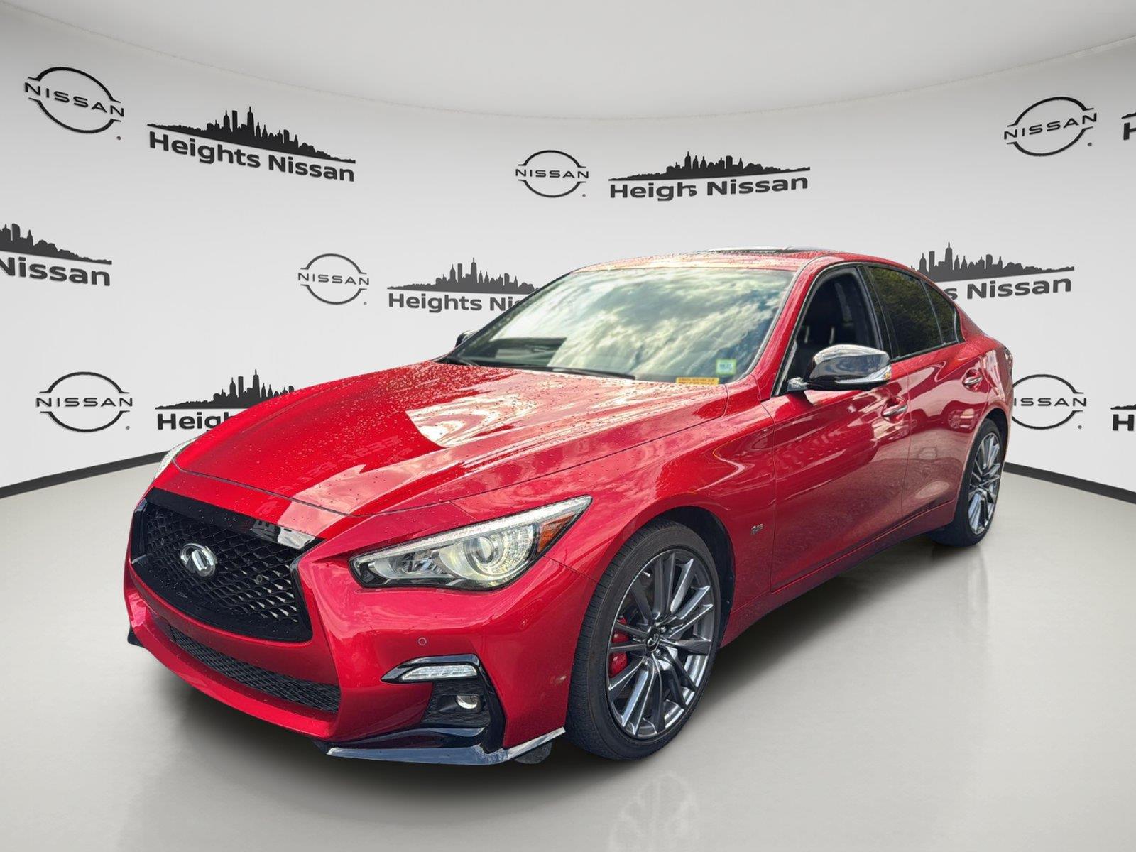 Dynamic Sunstone Red 2023 INFINITI Q50 Sedan All-Wheel Drive Automatic