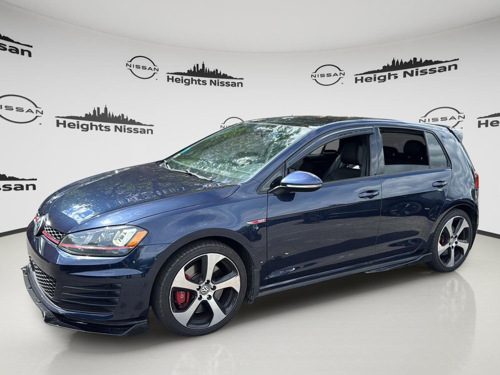 Night Blue Metallic 2017 Volkswagen Golf GTI Hatchback Front-Wheel Drive Manual