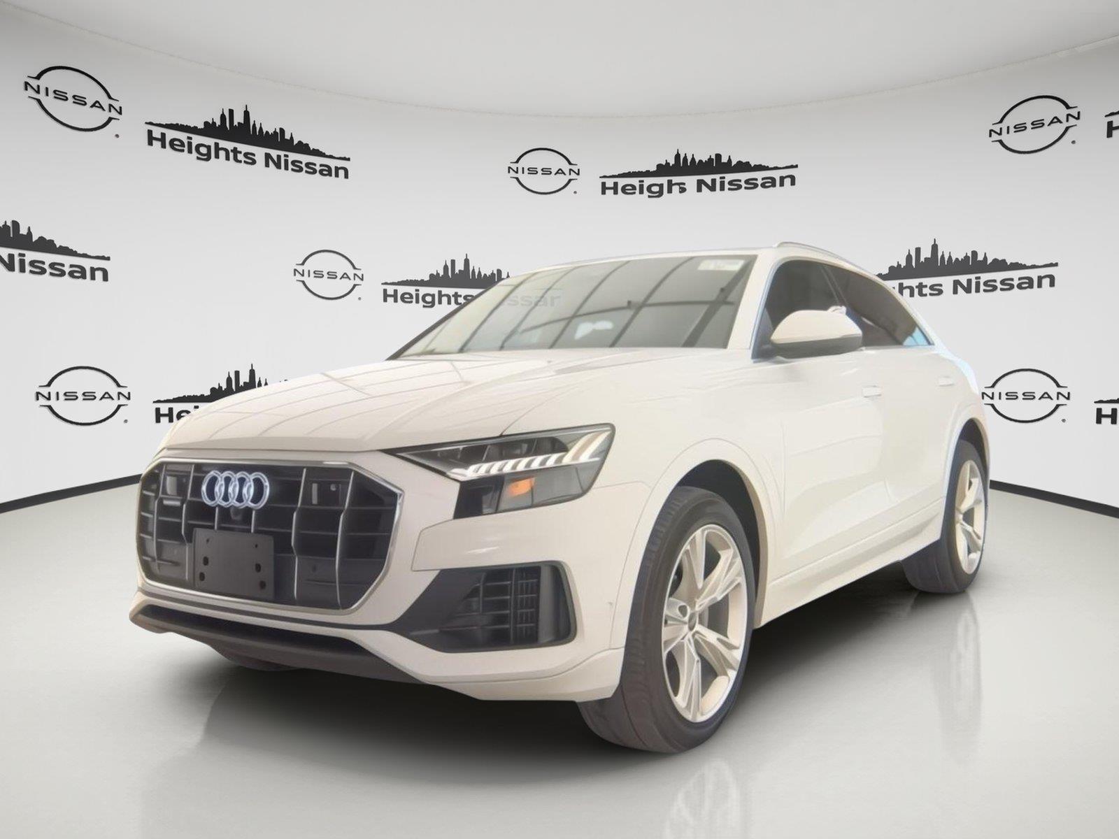 Glacier White Metallic 2023 Audi Q8 SUV / Crossover All-Wheel Drive Automatic