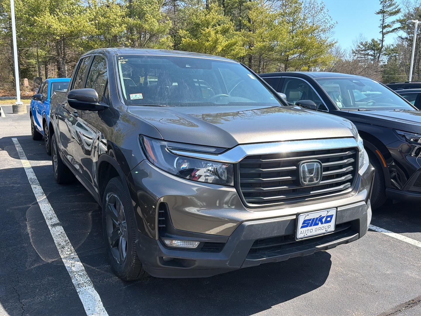 Pacific Pewter Metallic 2023 Honda Ridgeline RTL AWD Pickup Truck All-Wheel Drive 9-Speed Automatic