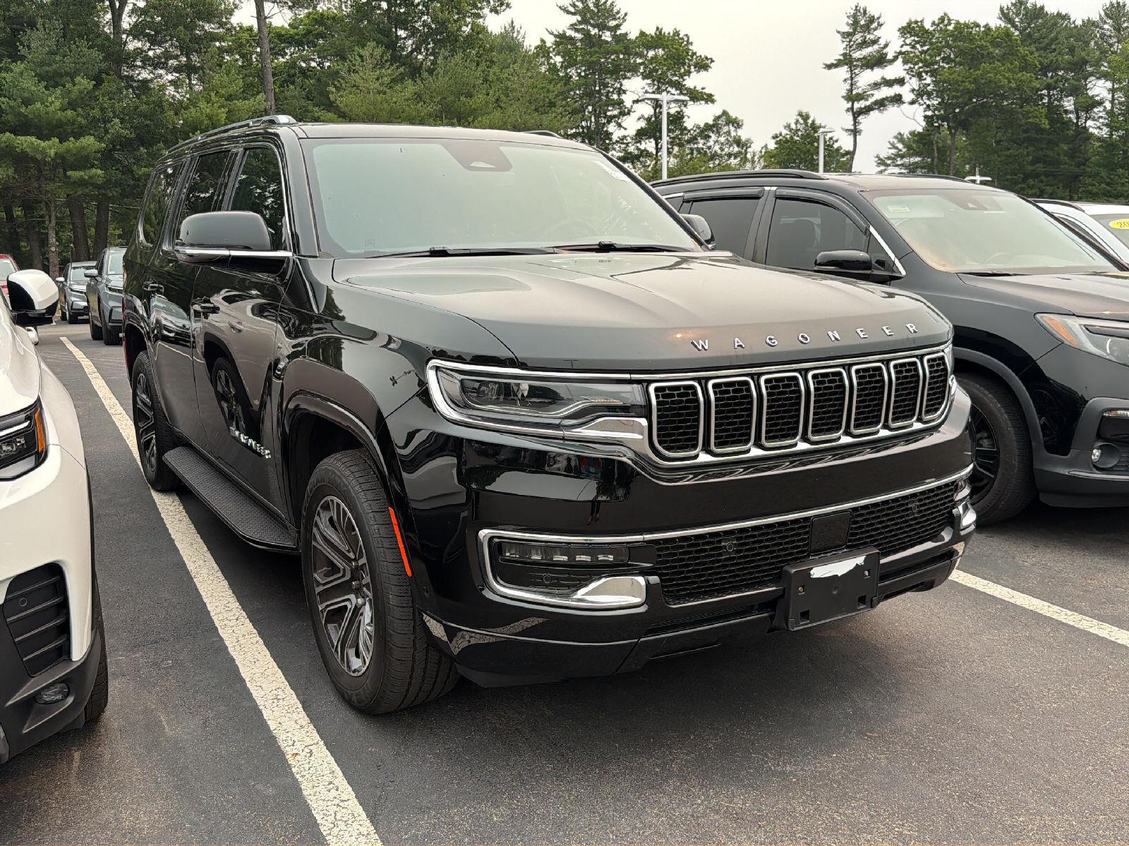 Diamond Black Crystal Pearlcoat 2025 Jeep Wagoneer SUV / Crossover Four-Wheel Drive 8-Speed Automatic