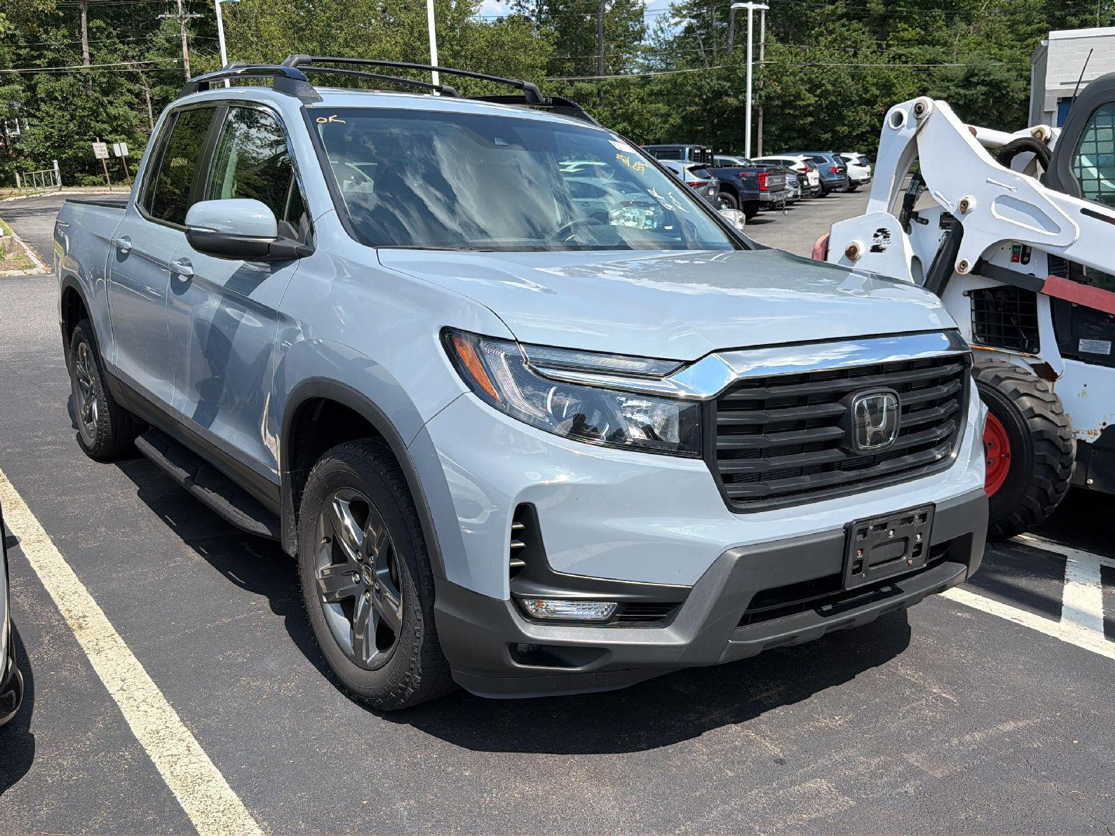 Sonic Gray Pearl 2023 Honda Ridgeline Pickup Truck All-Wheel Drive 9-Speed Automatic