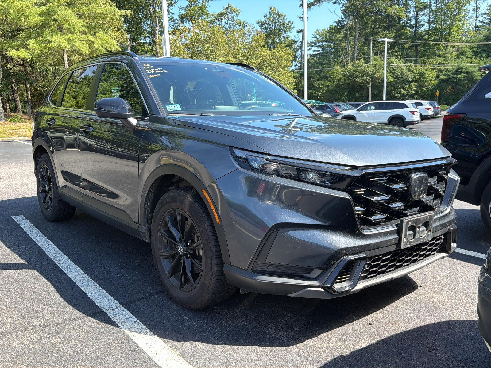 Meteorite Gray Metallic 2024 Honda CR-V Hybrid SUV / Crossover All-Wheel Drive Continuously Variable Transmission