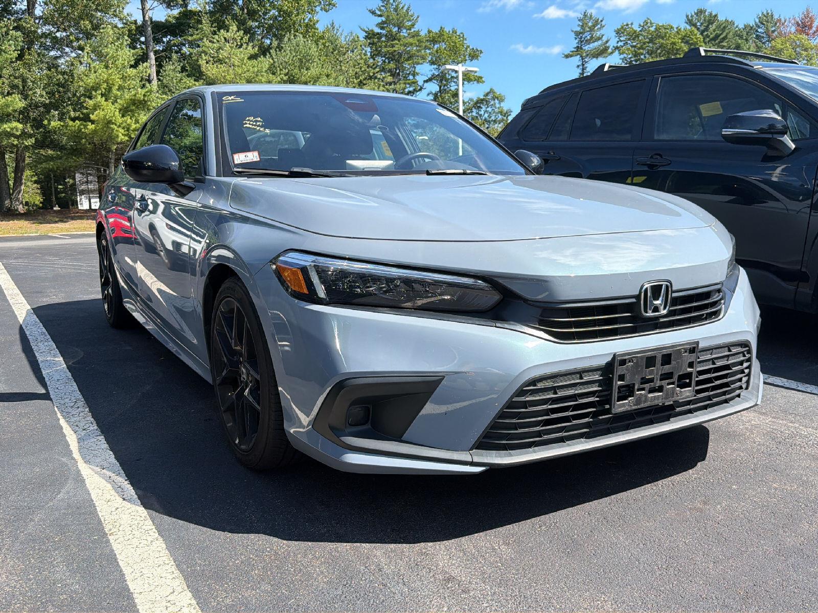 Sonic Gray Pearl 2024 Honda Civic Sedan Front-Wheel Drive Continuously Variable Transmission