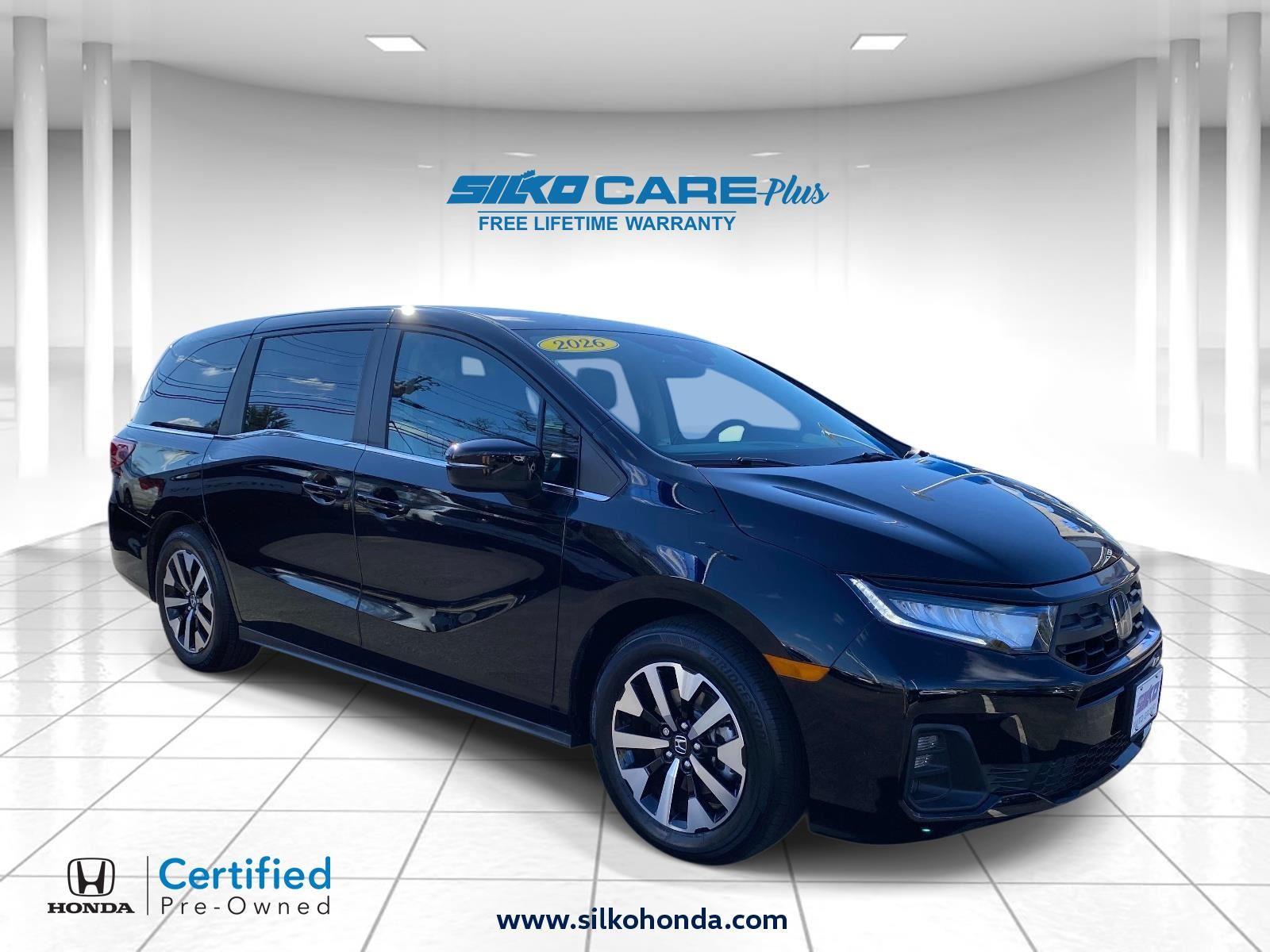 Crystal Black Pearl 2026 Honda Odyssey EX-L FWD Minivan Front-Wheel Drive Automatic