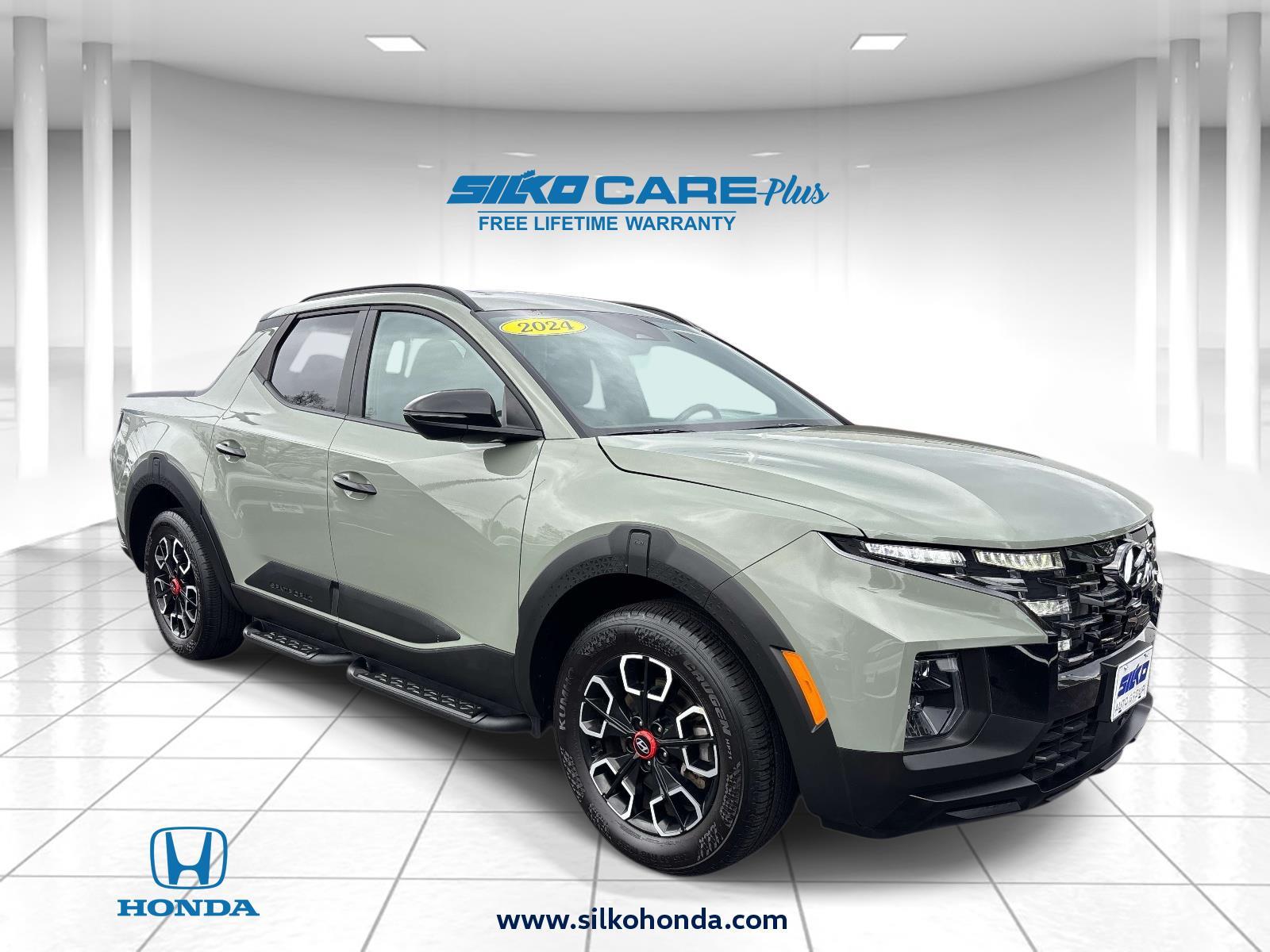 Sage Gray 2024 Hyundai Santa Cruz XRT Crew Cab AWD Pickup Truck All-Wheel Drive Automatic