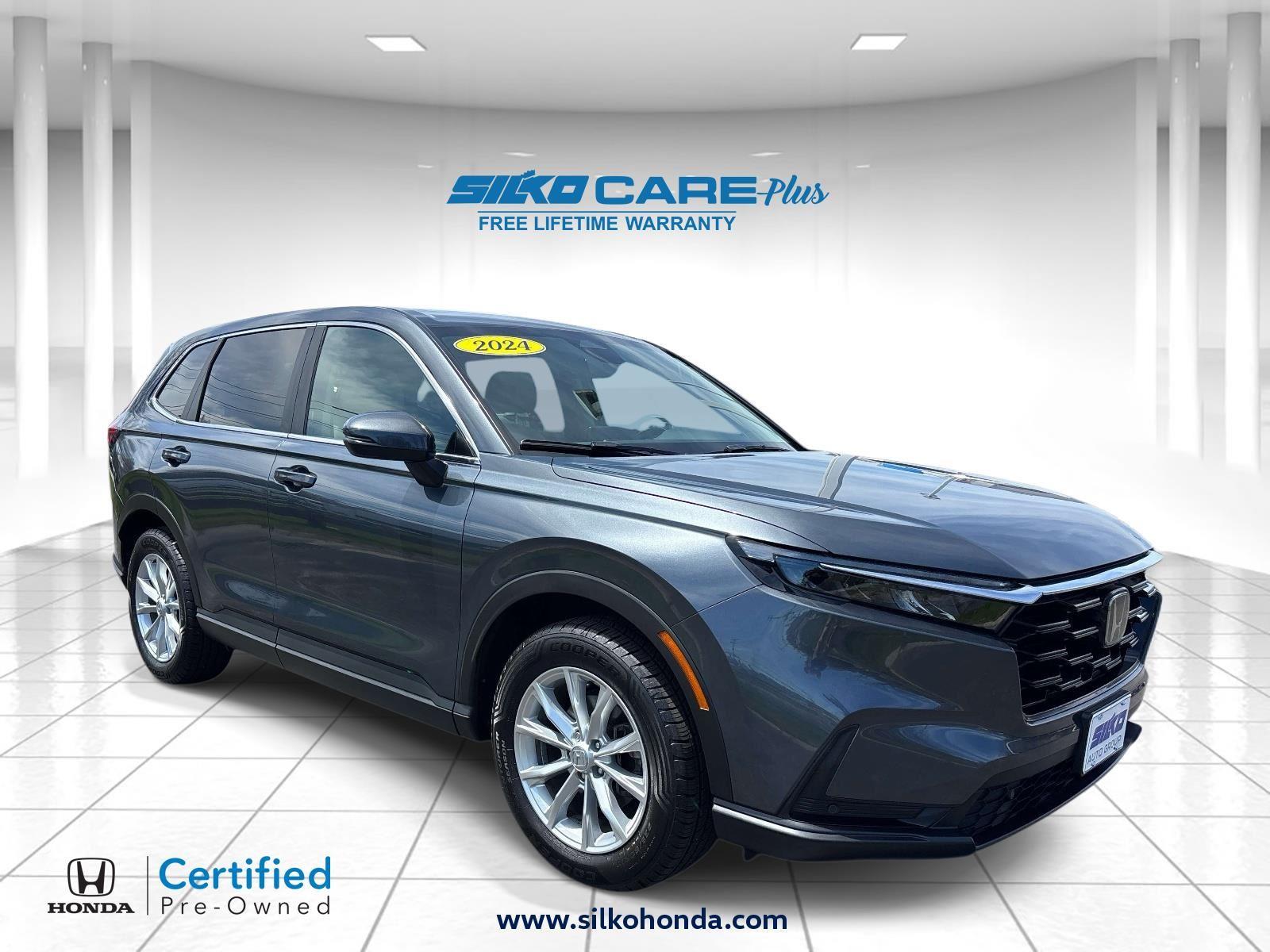 Meteorite Gray Metallic 2024 Honda CR-V EX-L AWD SUV / Crossover All-Wheel Drive Continuously Variable Transmission