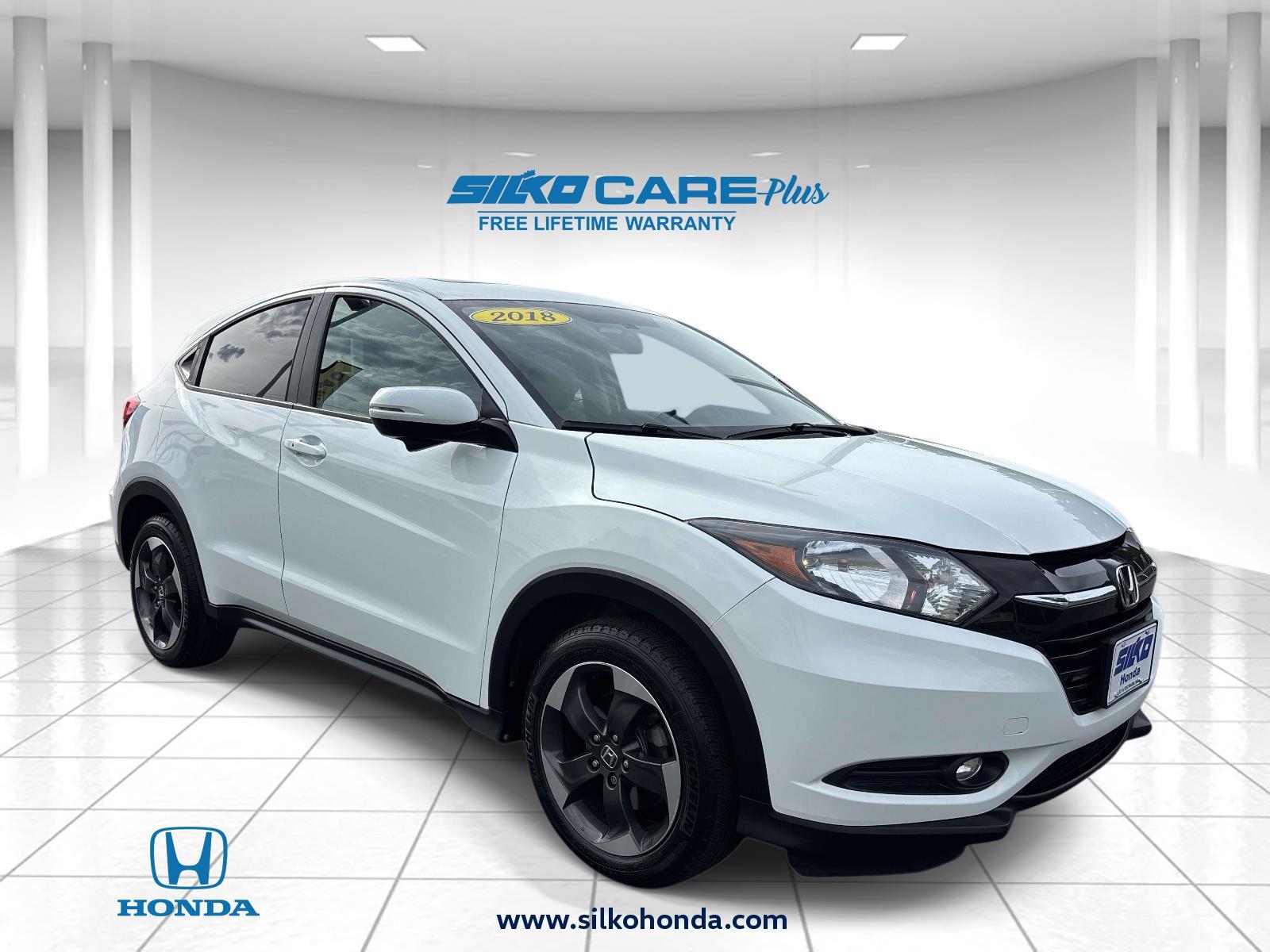White Orchid Pearl 2018 Honda HR-V EX AWD SUV / Crossover All-Wheel Drive Continuously Variable Transmission