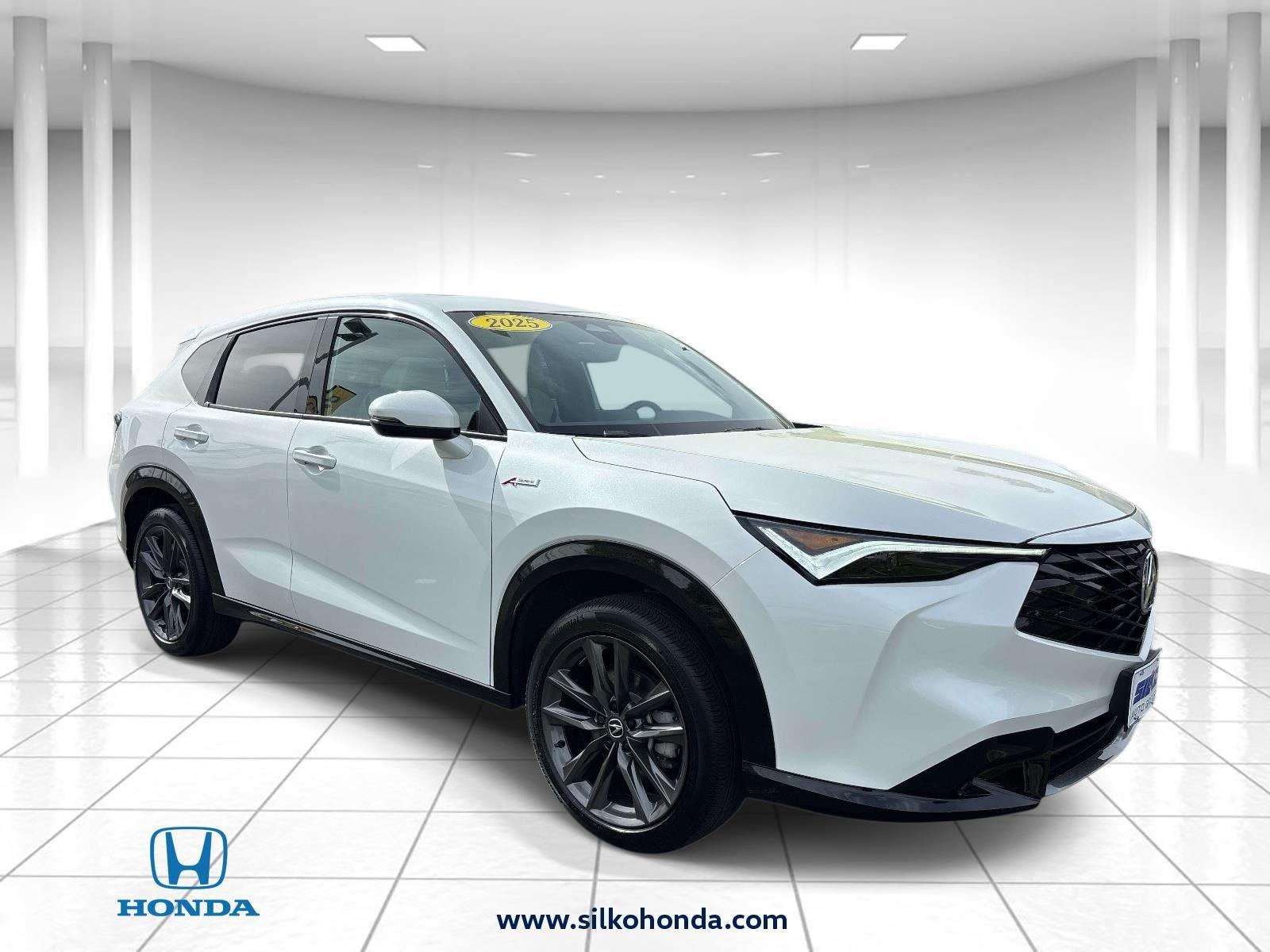 Platinum White Pearl 2025 Acura ADX SH-AWD with A-SPEC Package SUV / Crossover All-Wheel Drive Continuously Variable Transmission