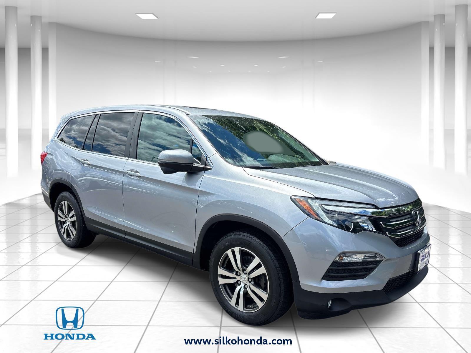 Lunar Silver Metallic 2016 Honda Pilot EX-L AWD SUV / Crossover All-Wheel Drive Automatic
