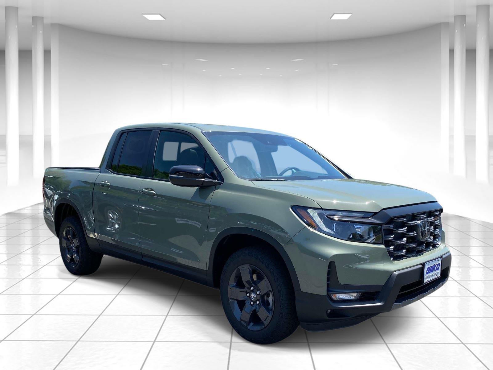 Ash Green Metallic 2026 Honda Ridgeline Pickup Truck All-Wheel Drive 9-Speed Automatic