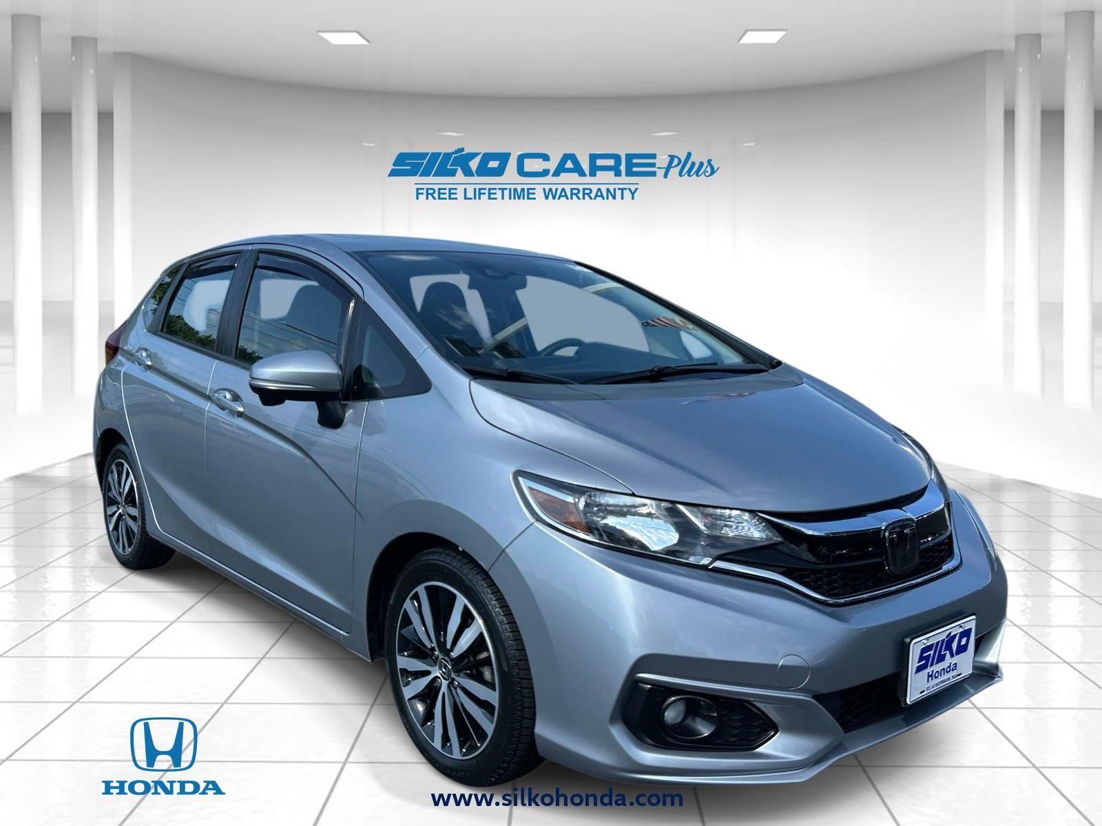 Lunar Silver Metallic 2018 Honda Fit Hatchback Front-Wheel Drive Continuously Variable Transmission