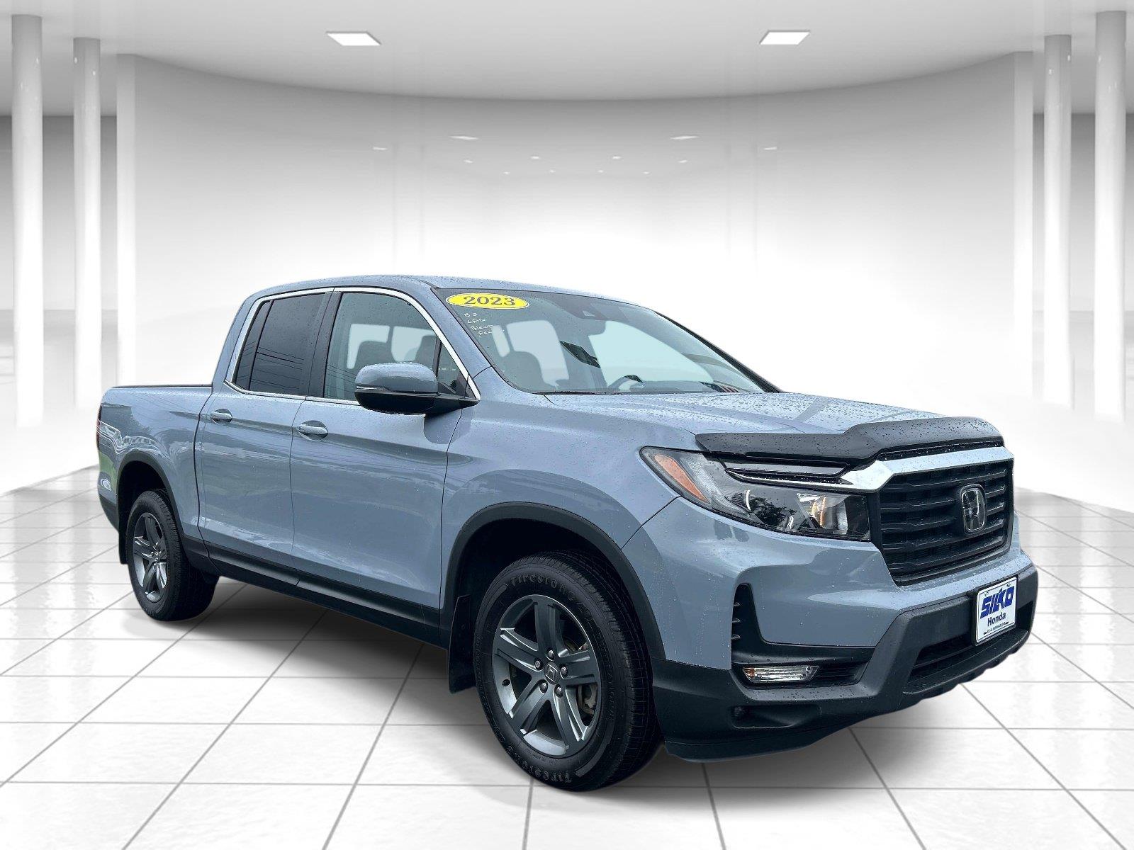 Sonic Gray Pearl 2023 Honda Ridgeline Pickup Truck All-Wheel Drive 9-Speed Automatic
