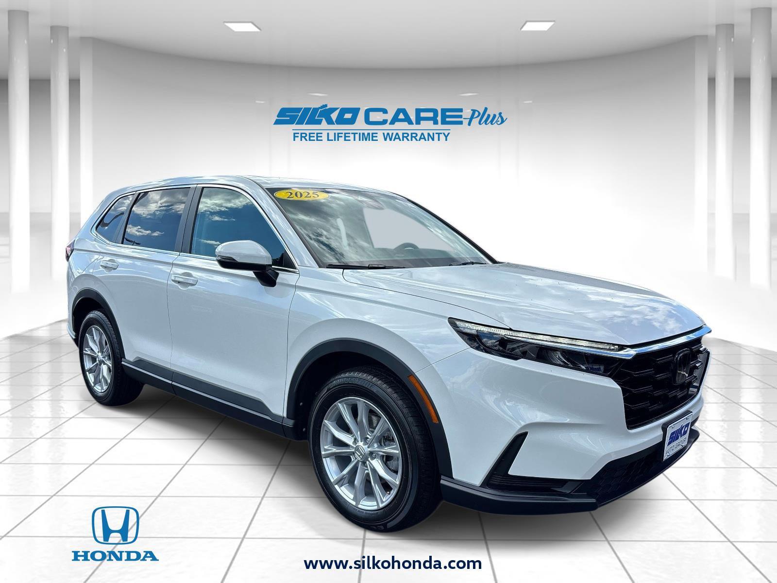 Platinum White Pearl 2025 Honda CR-V SUV / Crossover All-Wheel Drive Continuously Variable Transmission