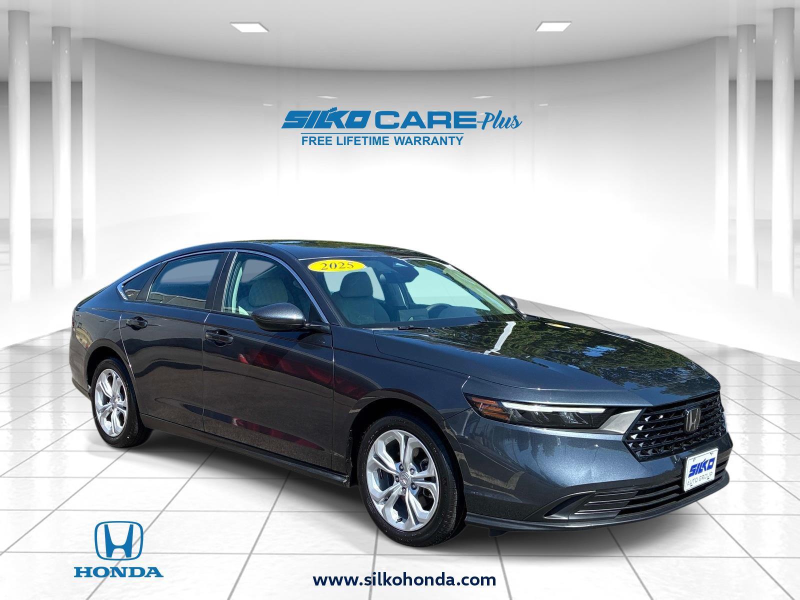 Meteorite Gray Metallic 2025 Honda Accord Sedan Front-Wheel Drive Continuously Variable Transmission