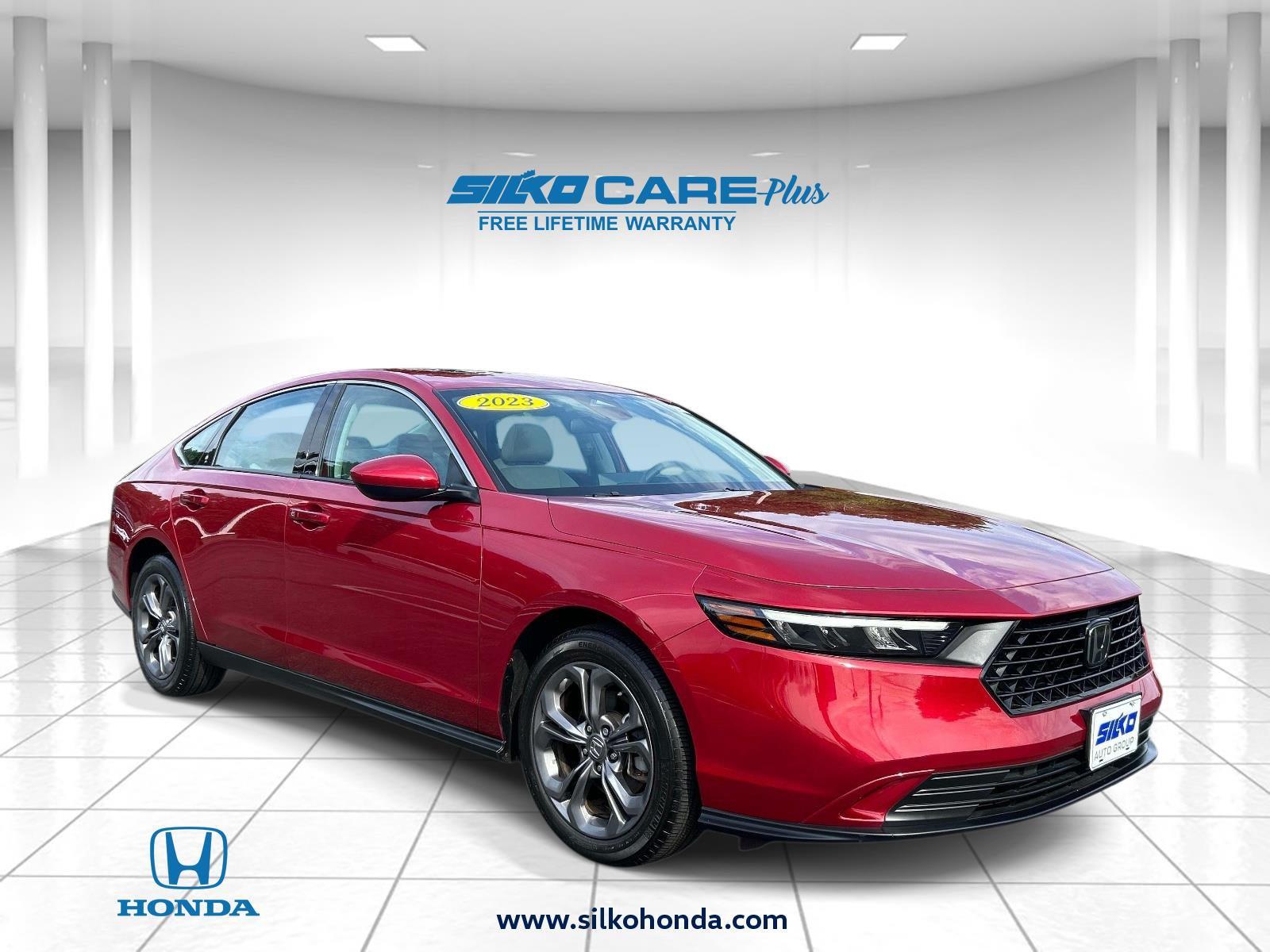 Radiant Red Metallic 2023 Honda Accord Sedan Front-Wheel Drive Continuously Variable Transmission