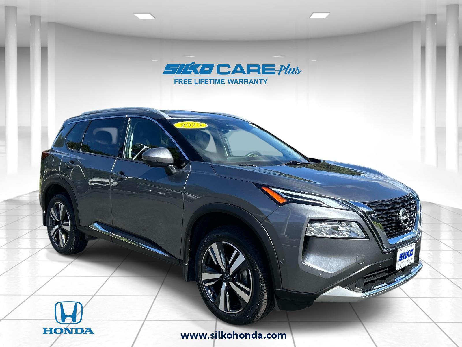 Gray (Gun Metallic) 2023 Nissan Rogue SUV / Crossover All-Wheel Drive Continuously Variable Transmission