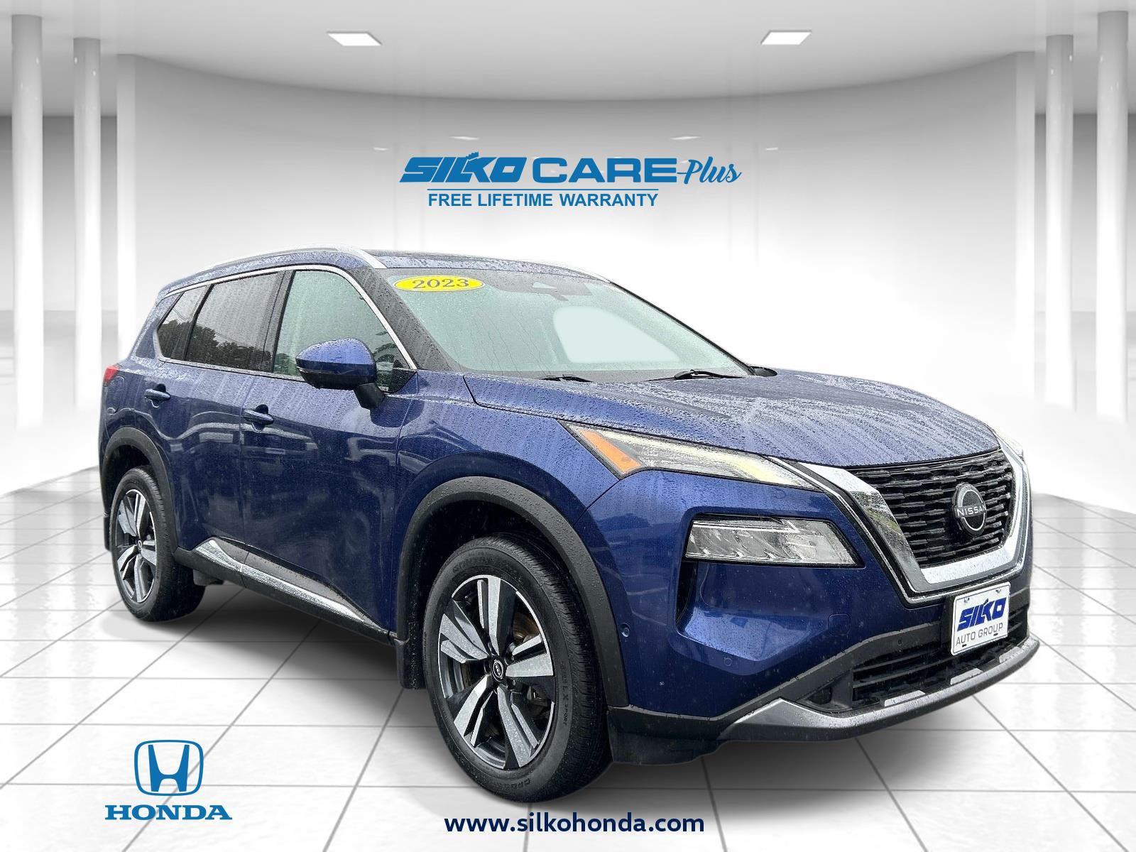 Caspian Blue Metallic 2023 Nissan Rogue SUV / Crossover All-Wheel Drive Continuously Variable Transmission