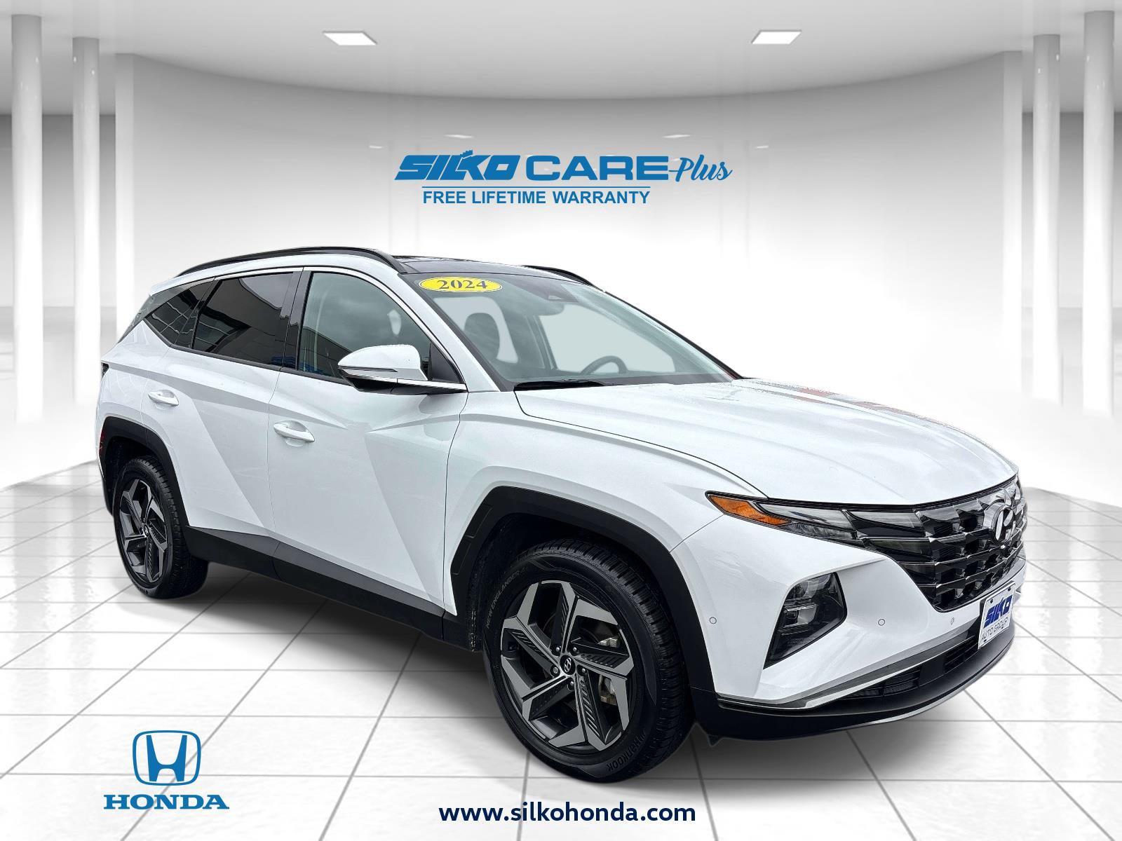 White Pearl 2024 Hyundai Tucson SUV / Crossover All-Wheel Drive Automatic