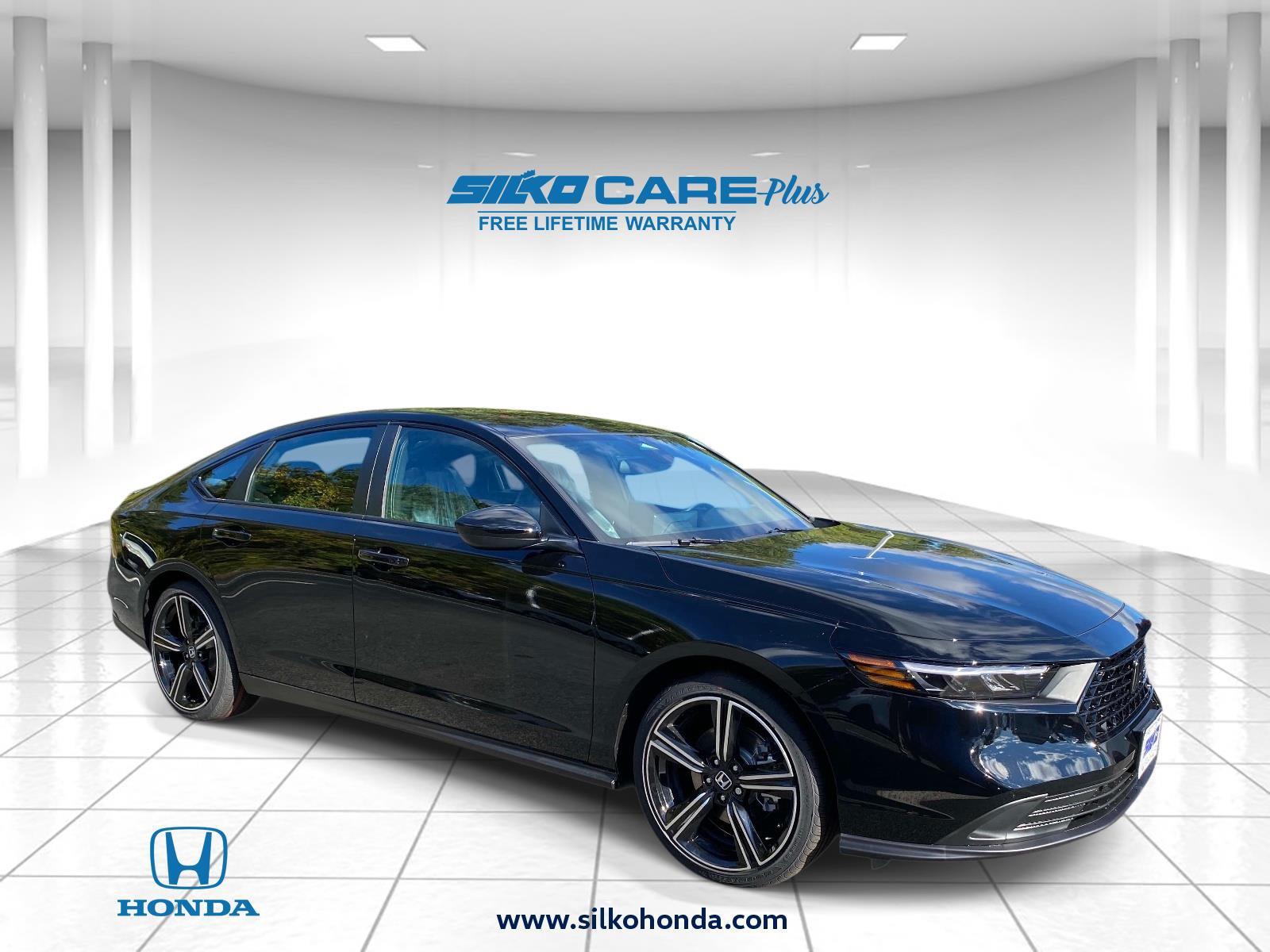 Crystal Black Pearl 2026 Honda Accord Hybrid Sedan Front-Wheel Drive Continuously Variable Transmission