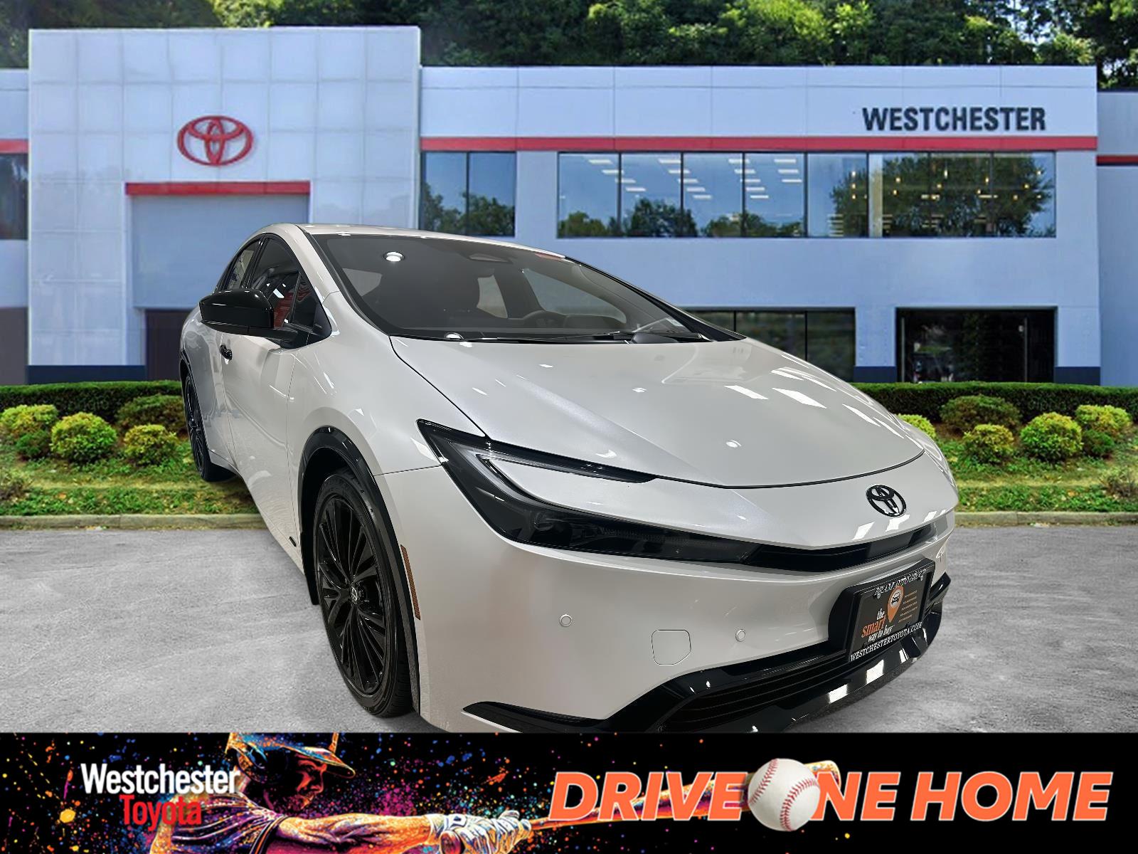 White (Wind Chill Pearl) 2026 Toyota Prius Nightshade AWD Hatchback All-Wheel Drive Continuously Variable Transmission