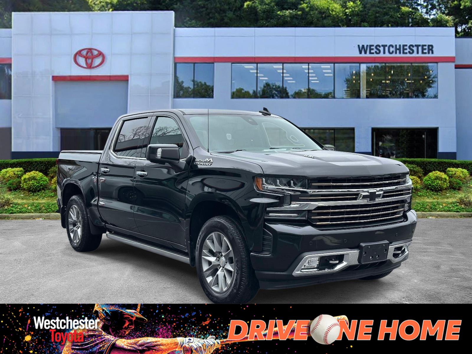 Black 2019 Chevrolet Silverado 1500 High Country Crew Cab 4WD Pickup Truck Four-Wheel Drive Automatic