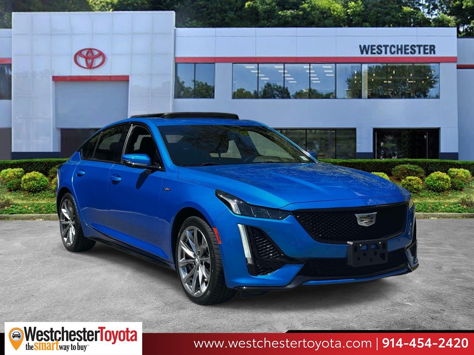 Coastal Blue Metallic 2024 Cadillac CT5 V-Series AWD Sedan All-Wheel Drive Automatic