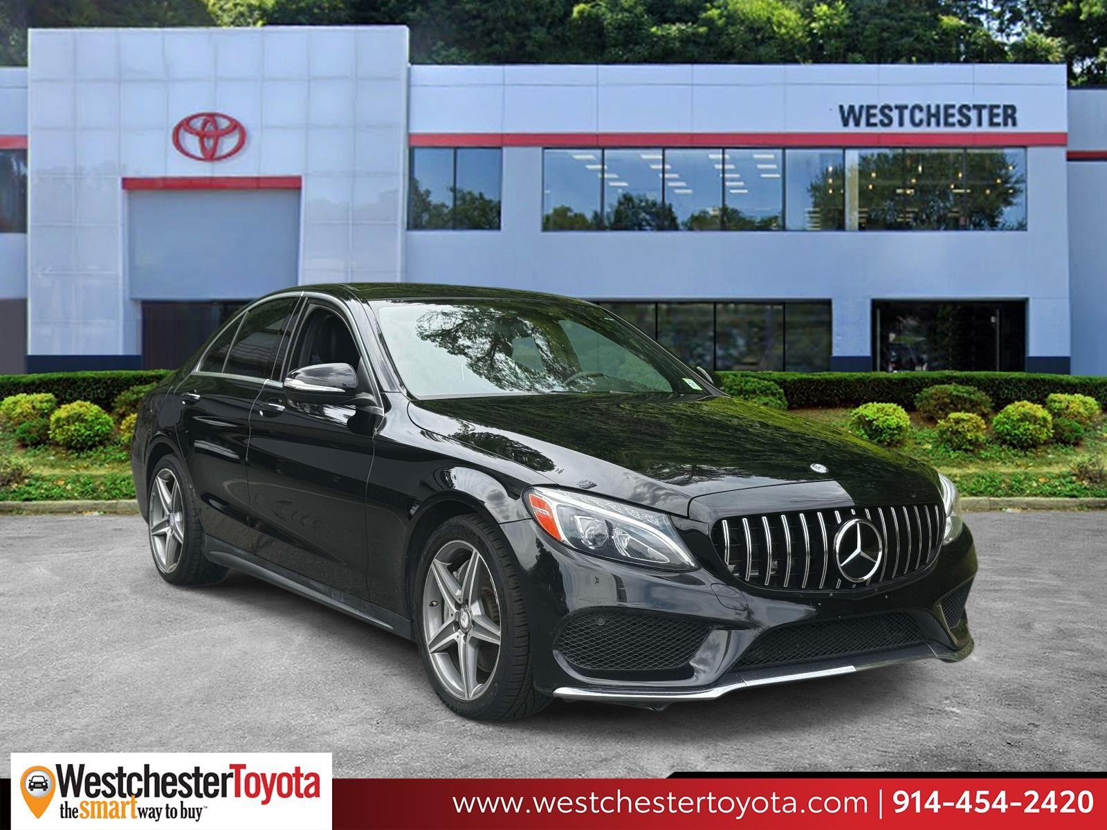 Black 2015 Mercedes-Benz C-Class Sedan All-Wheel Drive Automatic